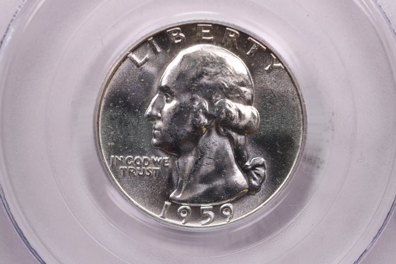 1959 Washington Silver Quarter., PCGS MS64, FS-901., Store