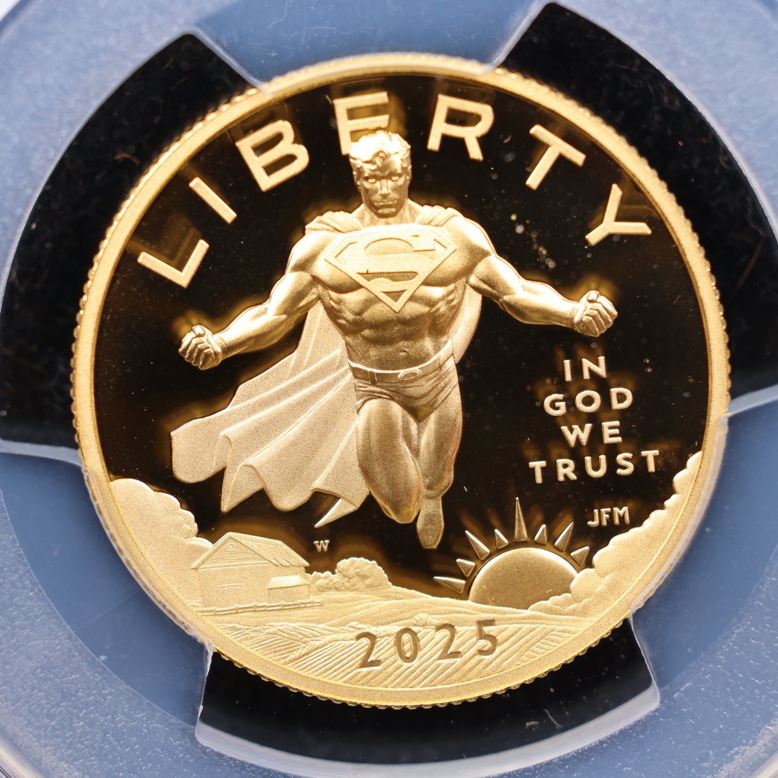 2025-W $50 Gold Super Man Commemorative, PCGS PR70, Store #GMC411.