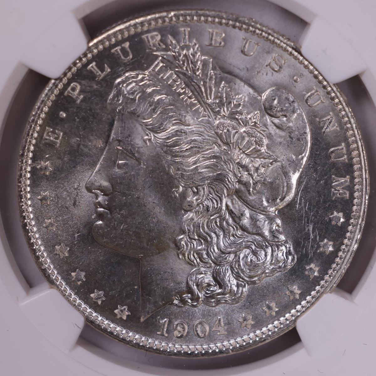 1904-O Morgan Silver Dollar., NGC MS-64., Uncirculated Coin., Store #DR0630.