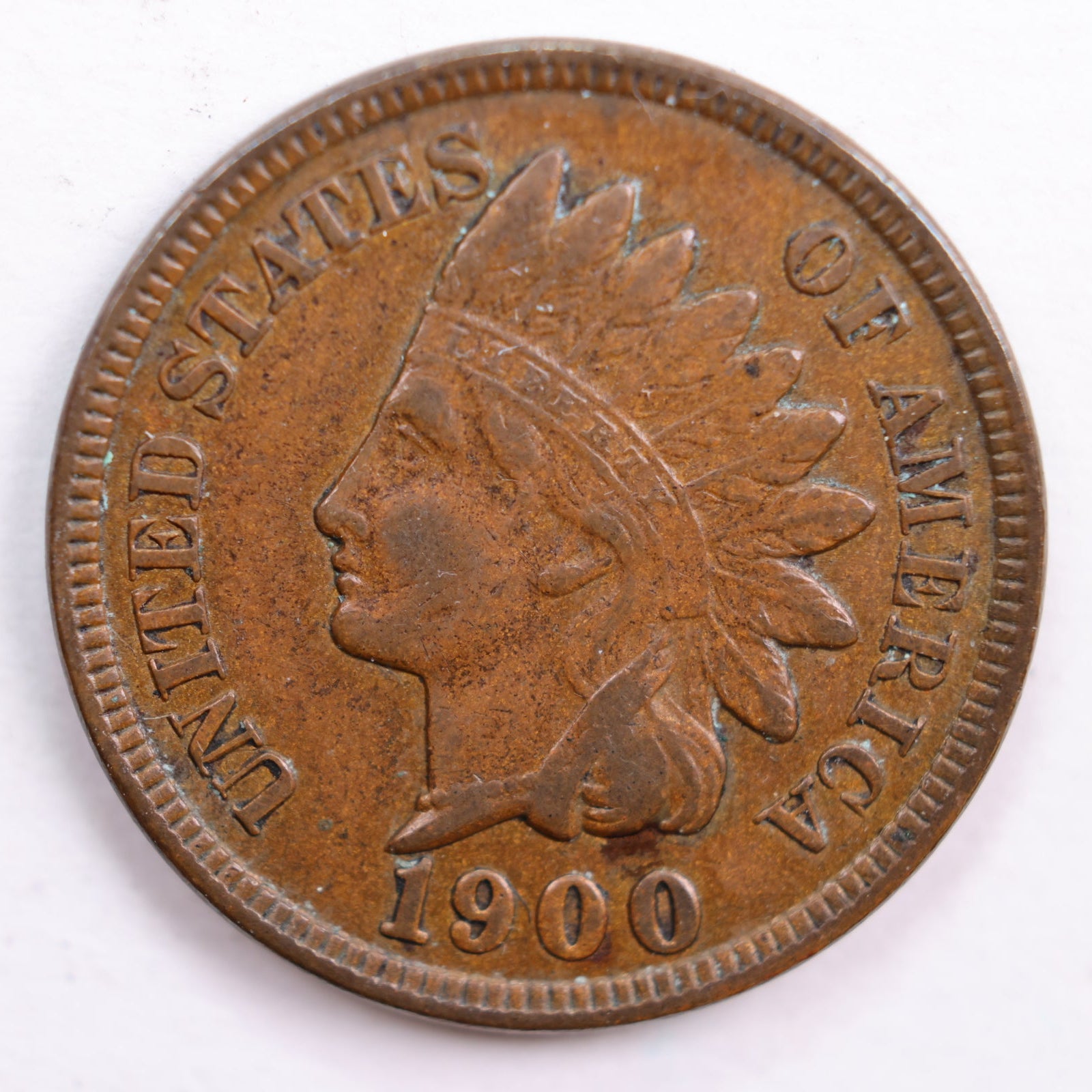 1900 Indian Head Cent, Extra Fine Circulated Coin, Store #CT0632