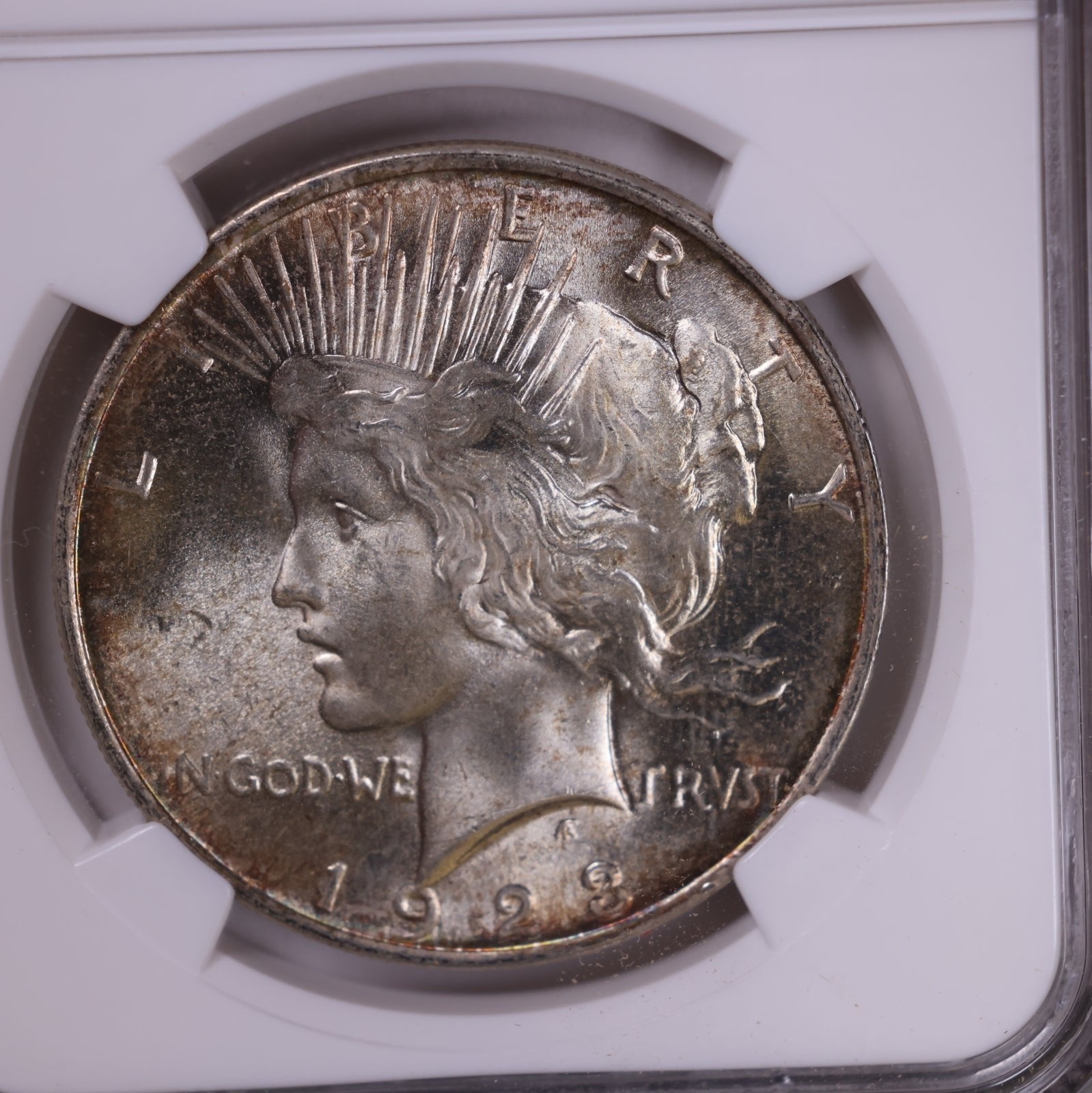 1923 Peace Silver Dollar., NGC MS-64., Uncirculated Coin., Store #DR0760