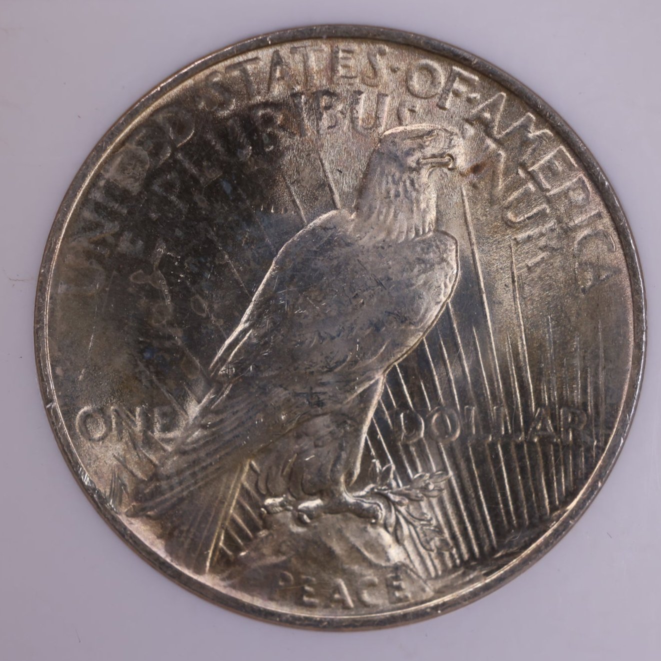 1923 Peace Silver Dollar., NGC MS-63., Uncirculated Coin., Store #DR0759