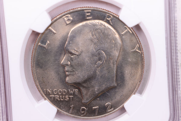 1972-D Eisenhower Dollar., NGC Graded., Store #18787