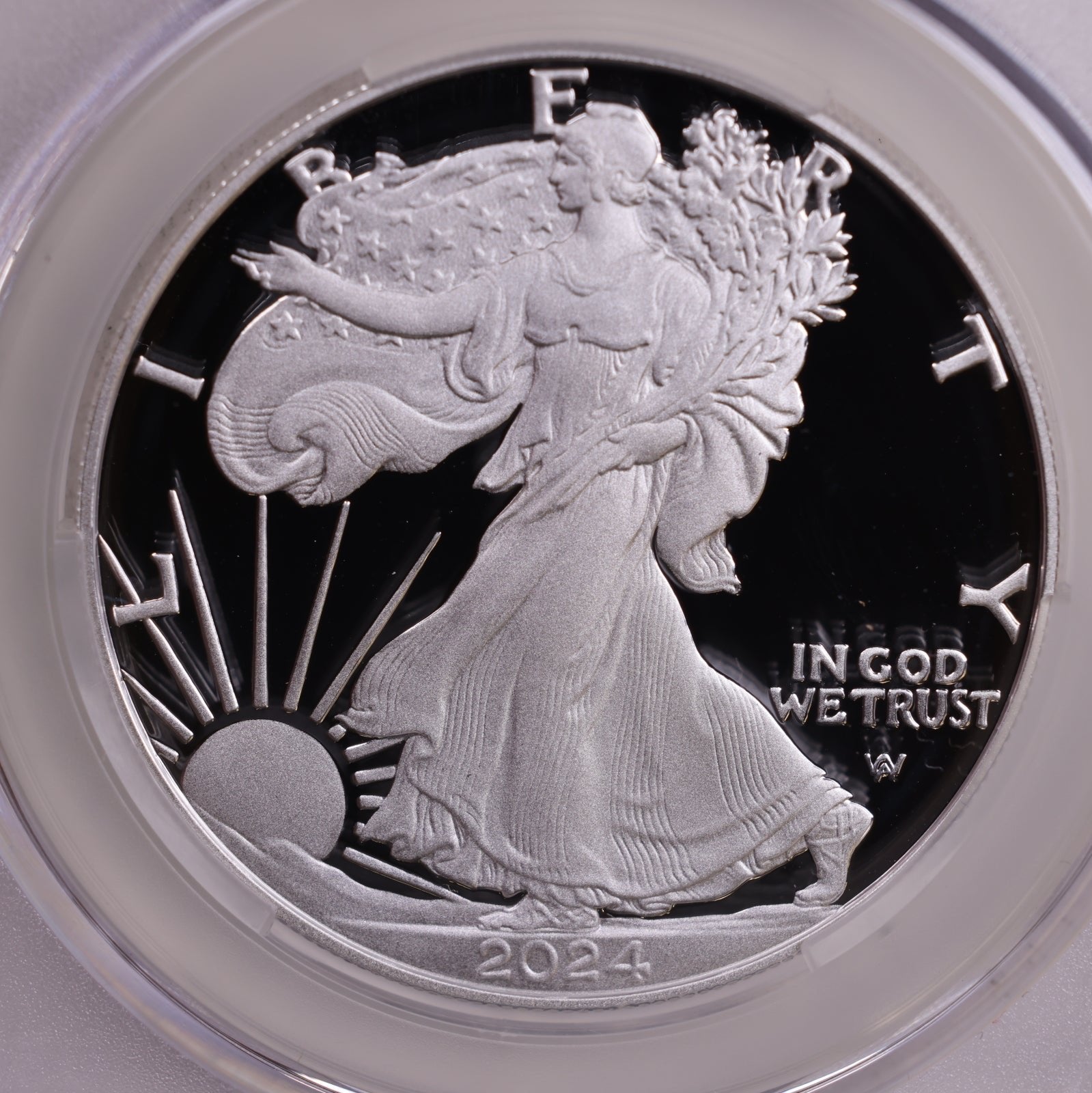 2024-S Proof American Silver Eagle., CAC Grading PR70., Store #9068