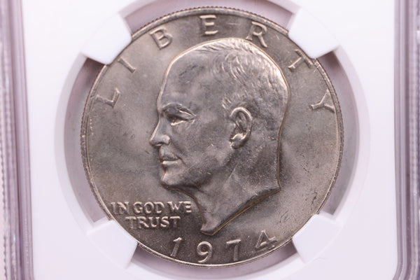 1974 Eisenhower Dollar., NGC Graded., Store #18788
