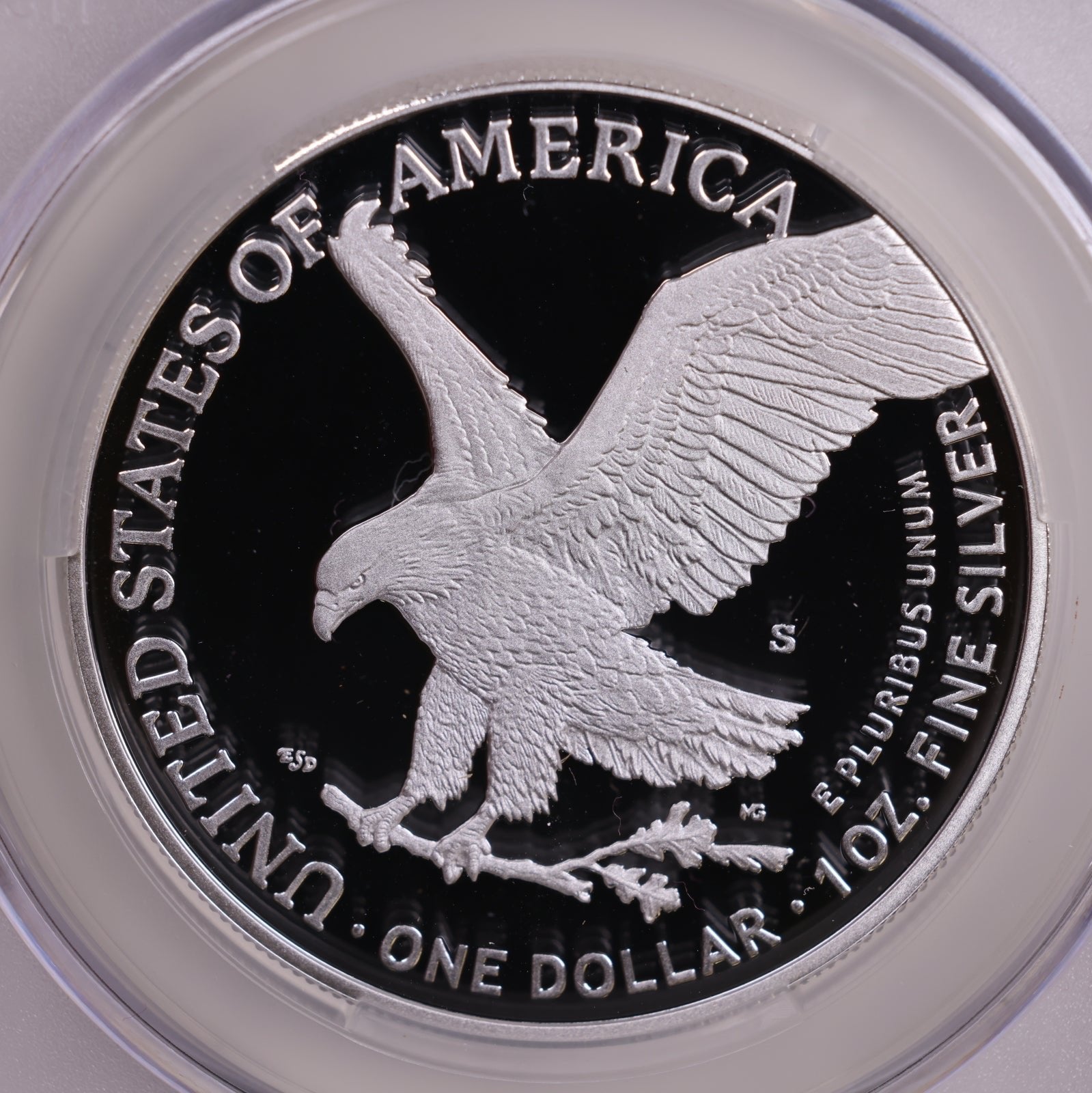 2024-S Proof American Silver Eagle., CAC Grading PR70., Store #9068