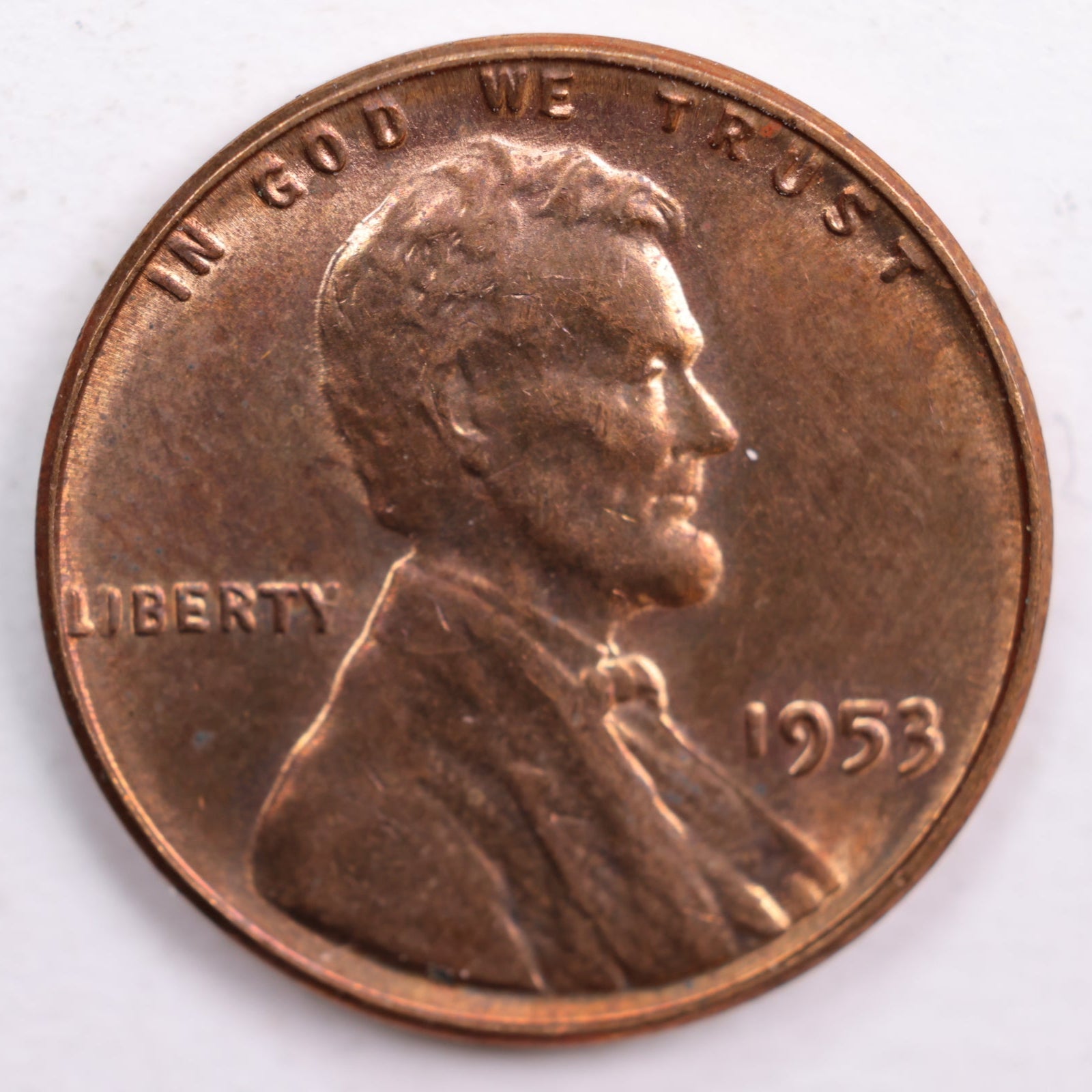 1953 Lincoln Wheat Cent, Mint State Uncirculated Coin, Store #CT0686