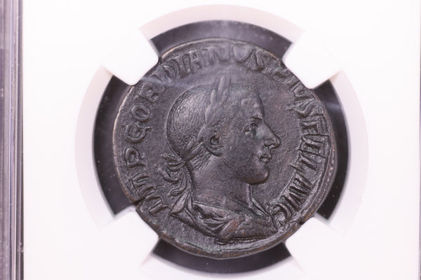 Roman Empire; Gordian III, AD 238-244, NGC VF, Store #1915030