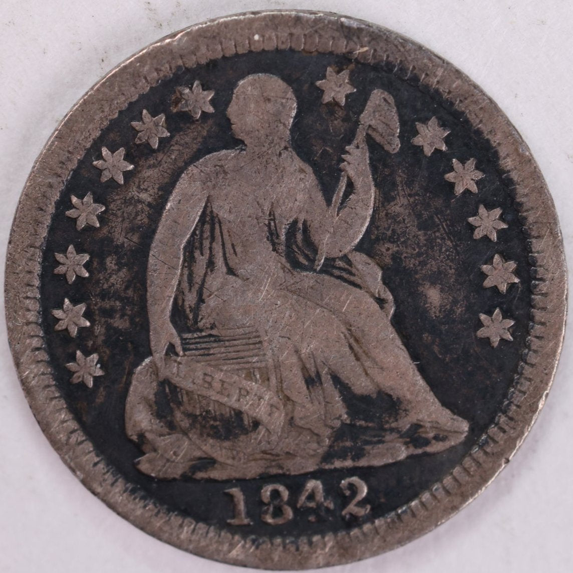 1842-O Seated Half Dime, Very Fine Circulated Coin, Store #M842O02