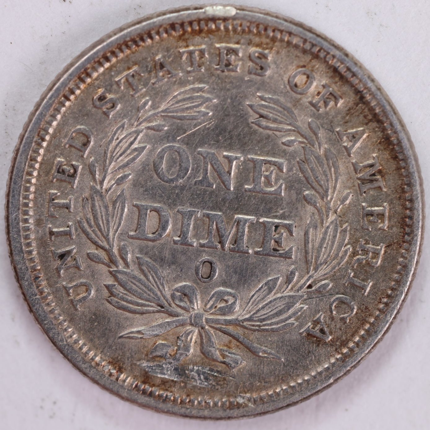 1840-O Seated Liberty Silver Dime, Abt Uncirc+ Circulated Coin, Store #d840N02