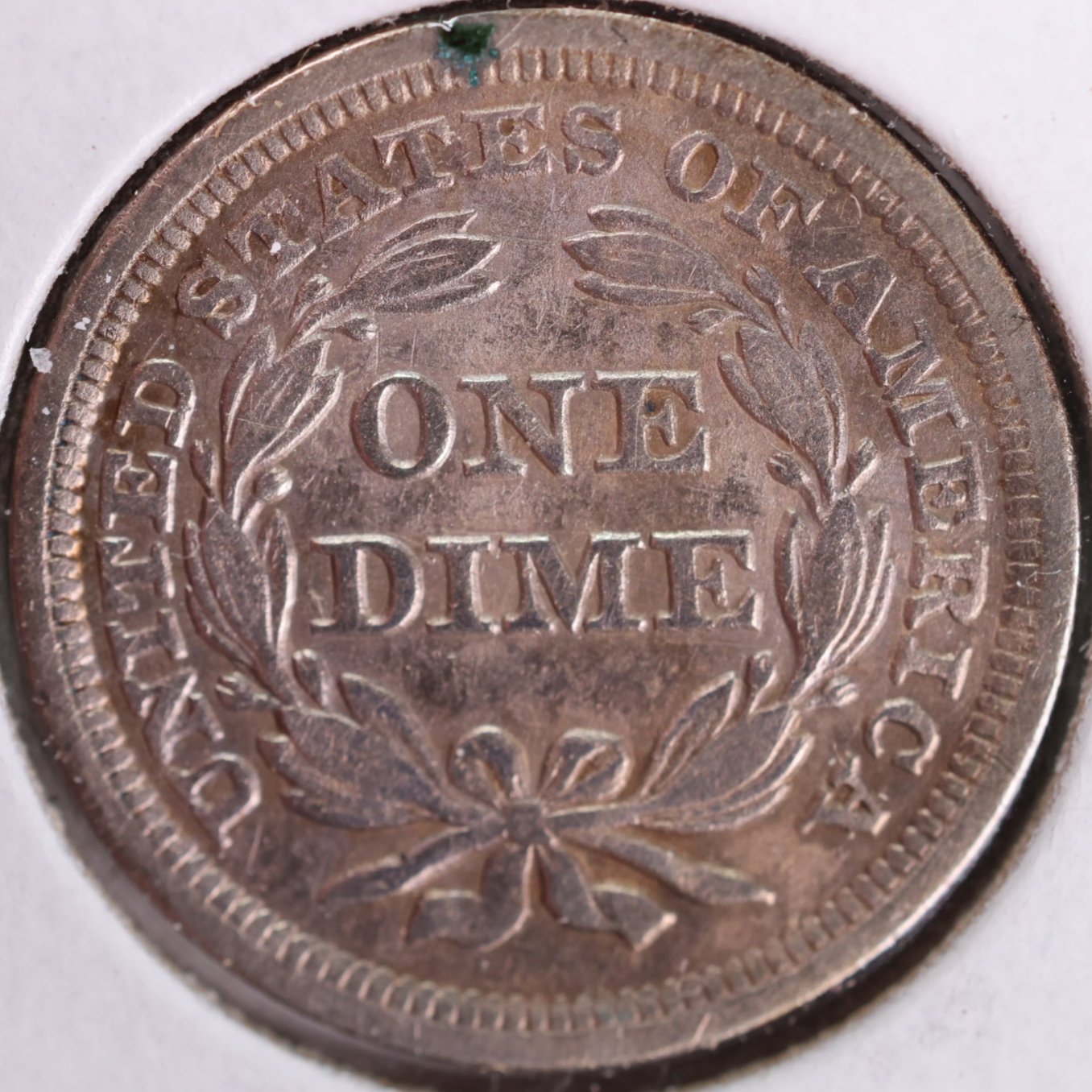 1856 Seated Liberty Silver Dime, Abt Uncirc+ Circulated Coin, Store #d856.07