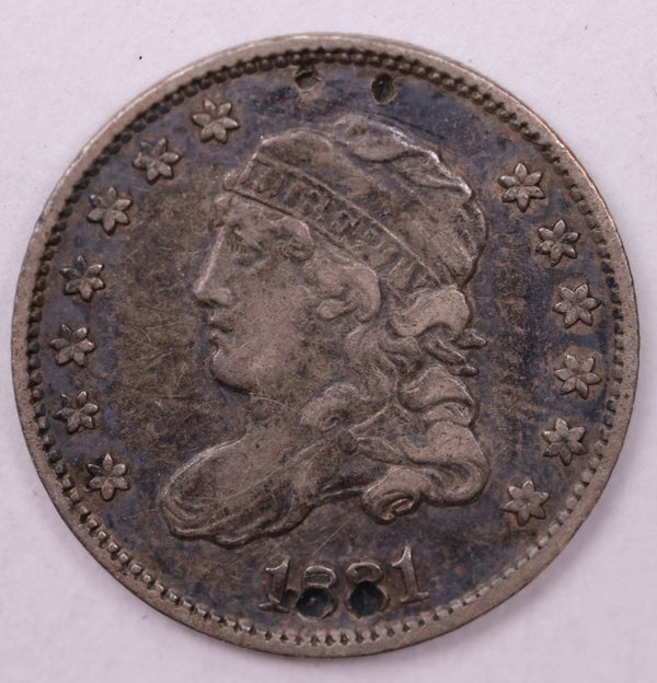1831 Cap Bust Half Dime., VF Details., Coin., Store Sale #18850