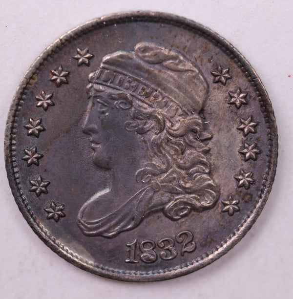 1832 Cap Bust Half Dime., AU ++., Coin., Store Sale #18852