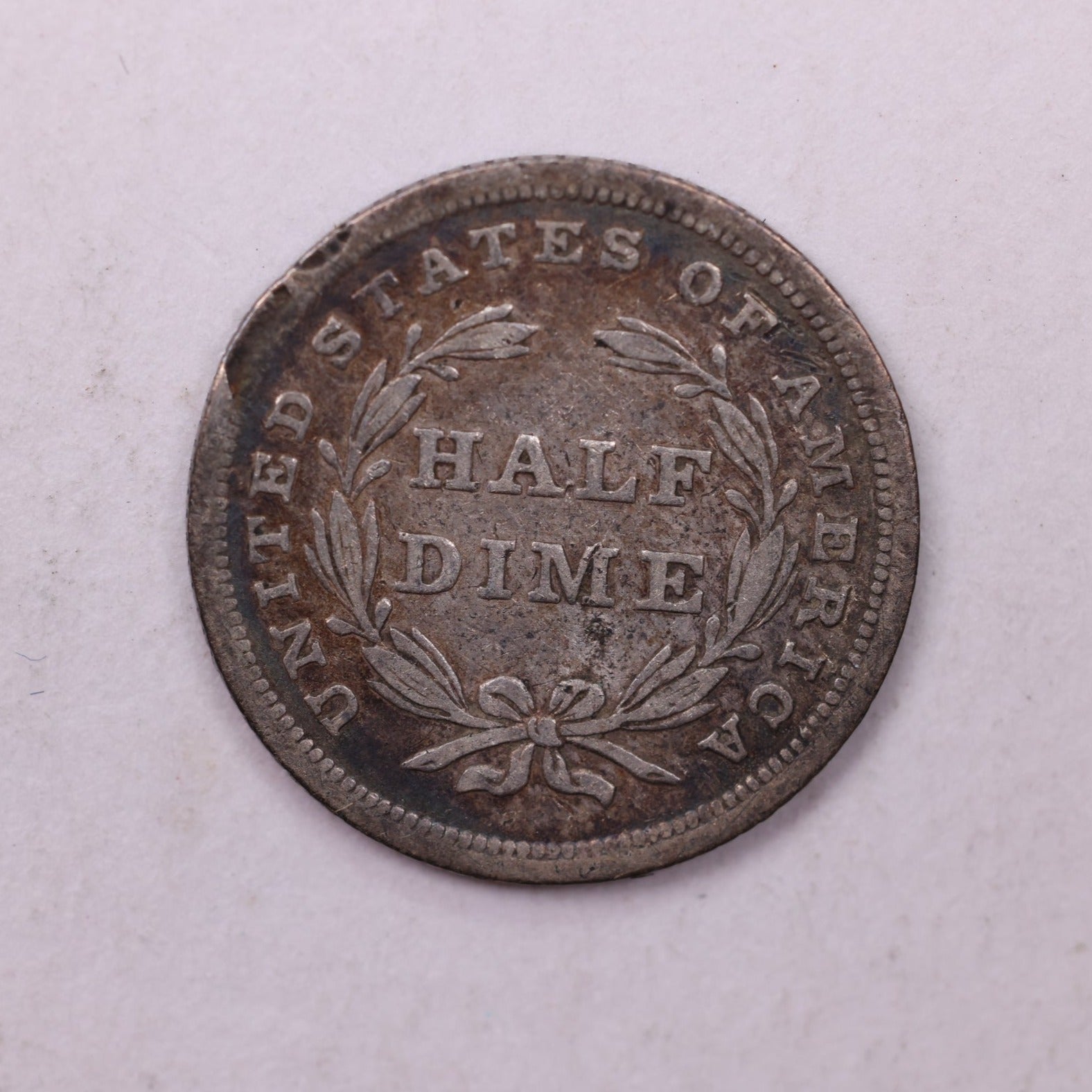 1837 Seated Liberty Half Dime., XF +., Coin., Store Sale #18857