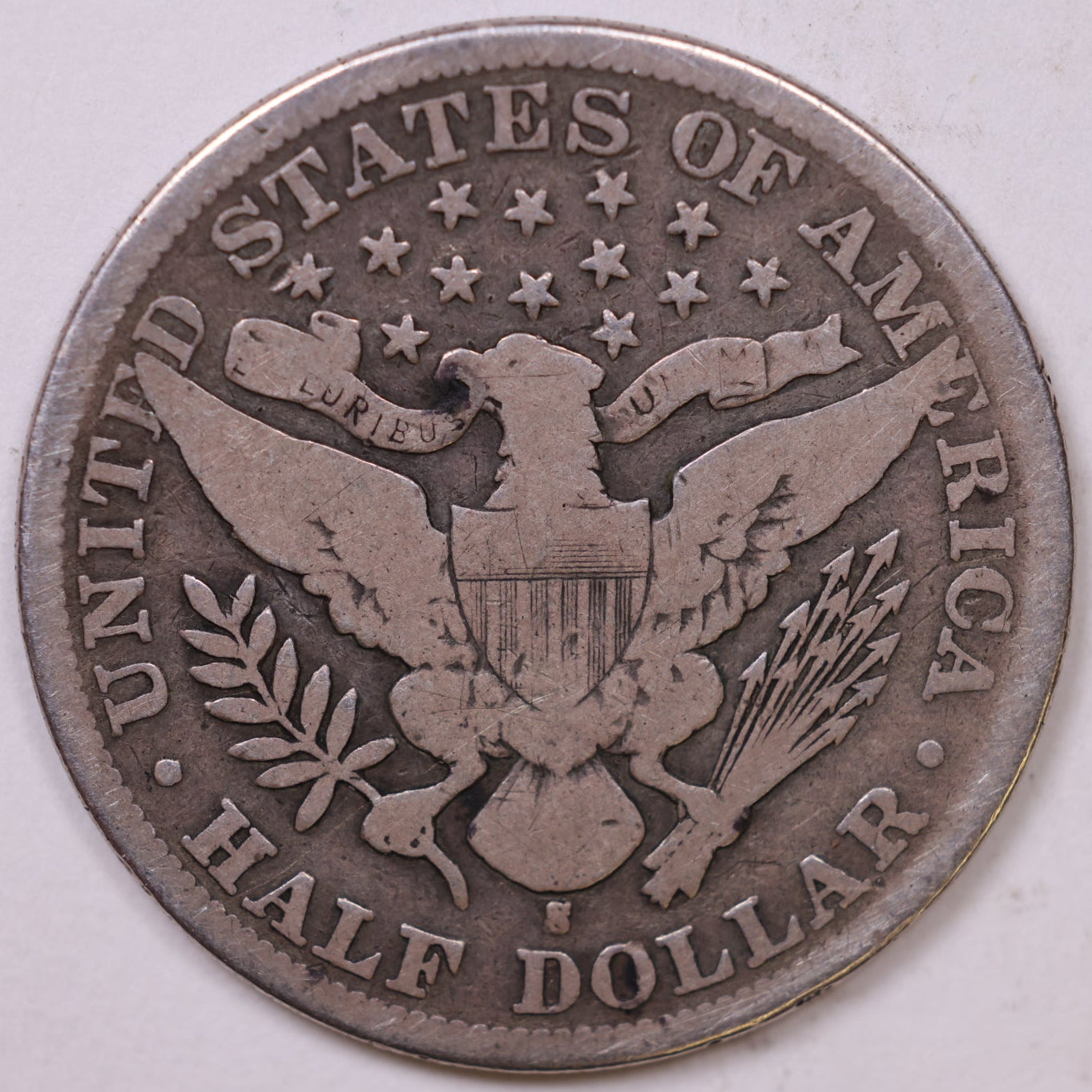 1895-S Barber Half Dollar, Very Good Circulated Coin, Store #HR2040