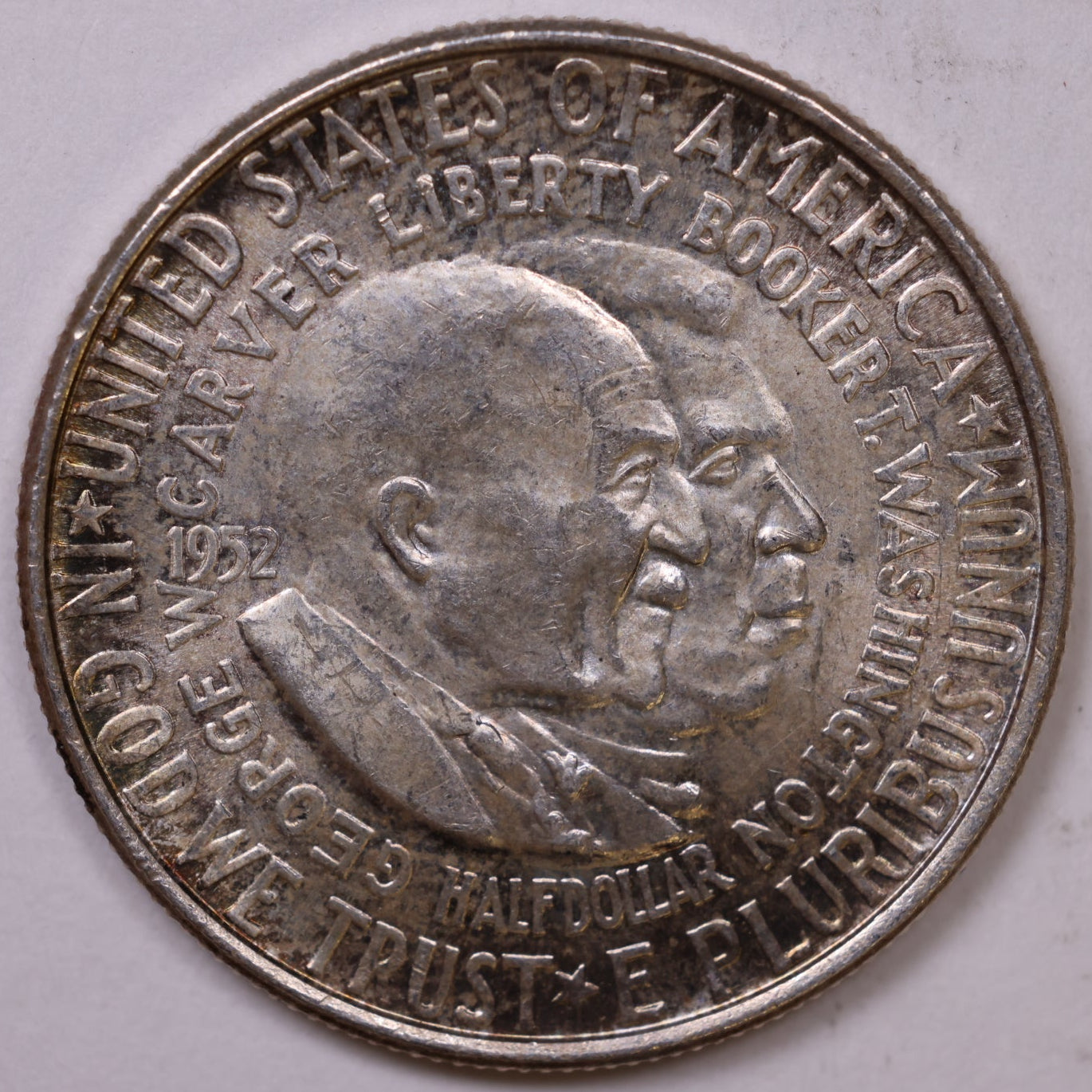 1952 Washington-Carver Siver Half Dollar Commemorative, Store #EC008