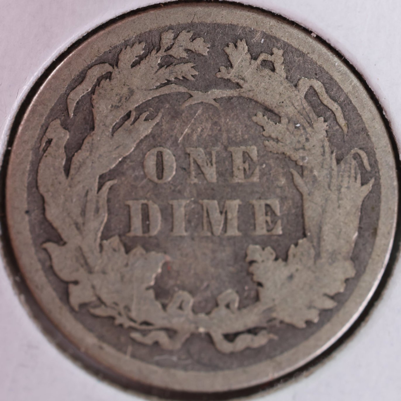 1887 Seated Liberty Silver Dime, Very Fine Circulated Coin, Store #d887.04