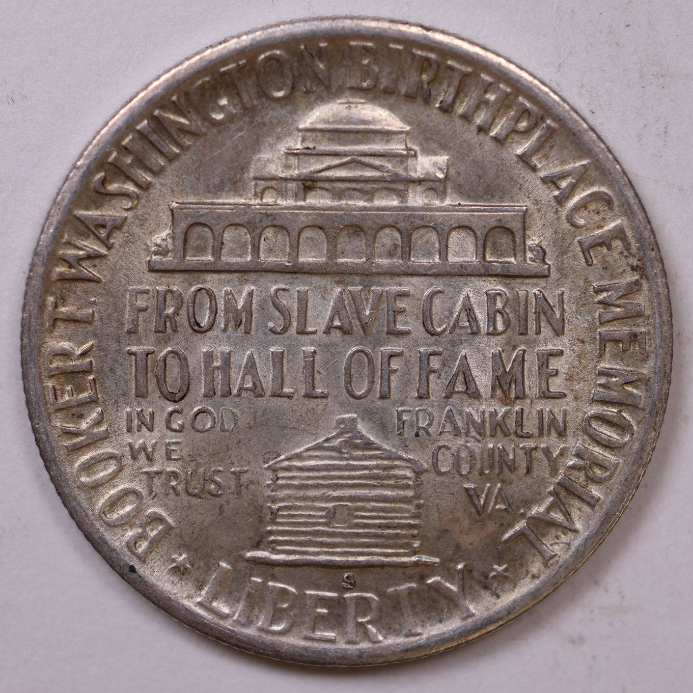 1946-S Booker T. Washington Siver Half Dollar Commemorative, Store #EC009