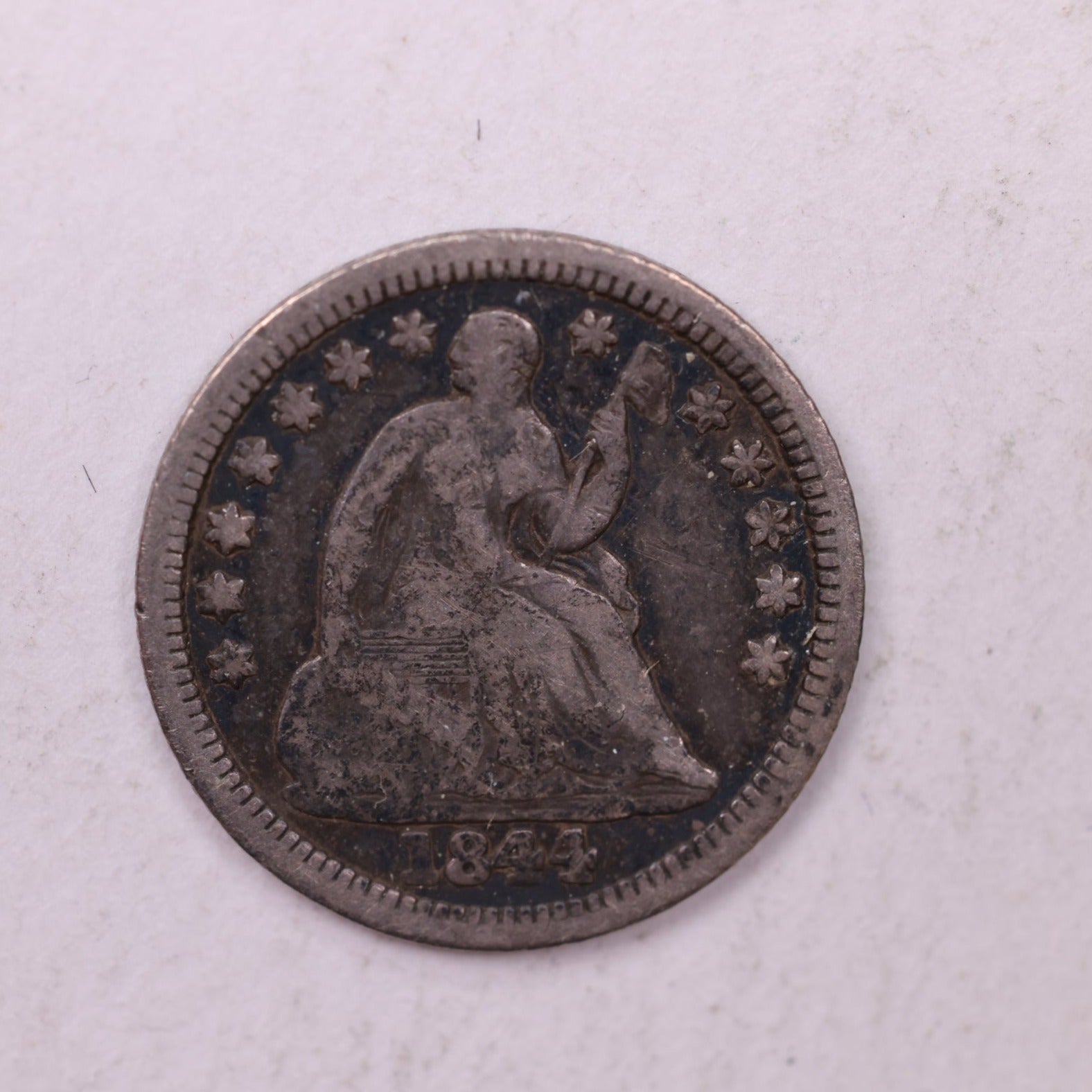 1844-O Seated Liberty Half Dime., VF., Coin., Store Sale #18881