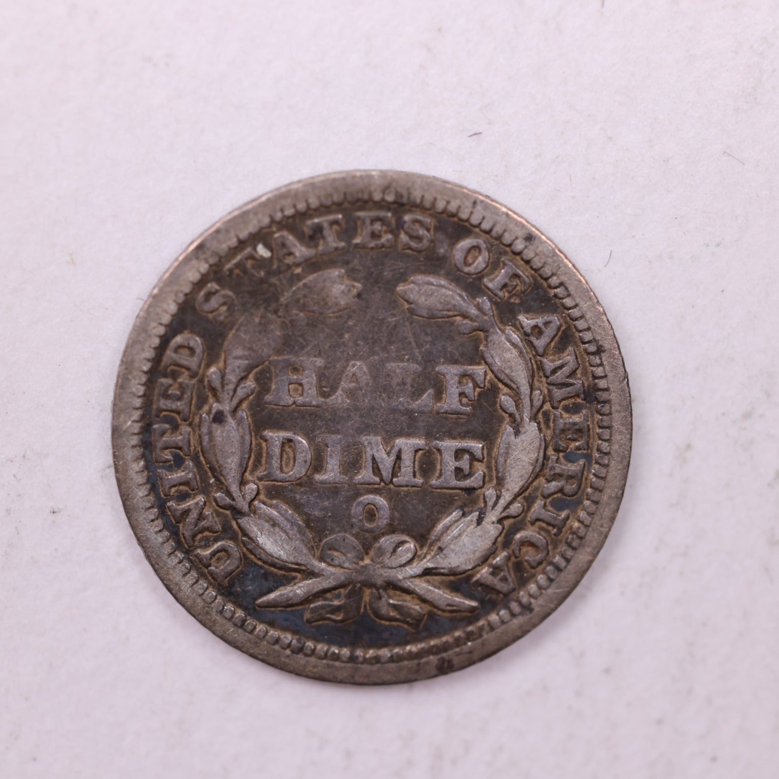1844-O Seated Liberty Half Dime., VF., Coin., Store Sale #18881