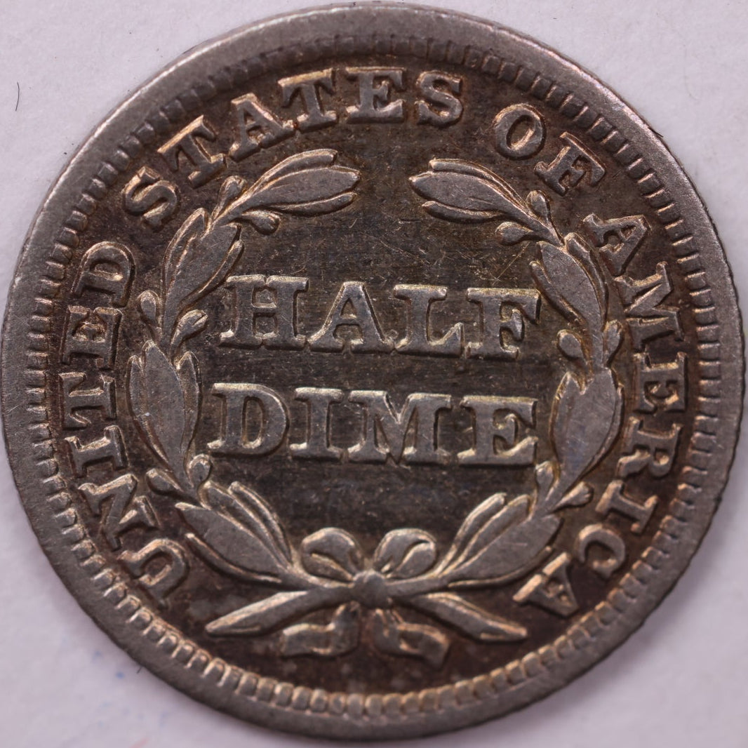 1847 Seated Liberty Half Dime., Uncirculated Coin., Store Sale #18887