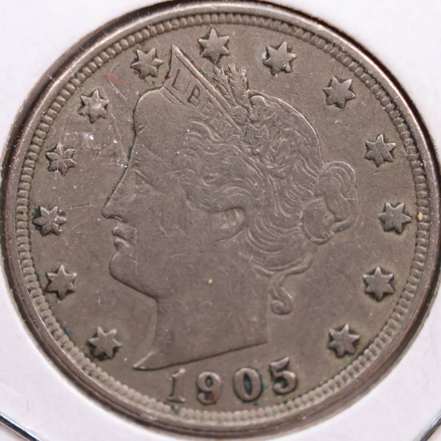 1905 Liberty Nickel, Fine Circulated Coin, Store #NL132
