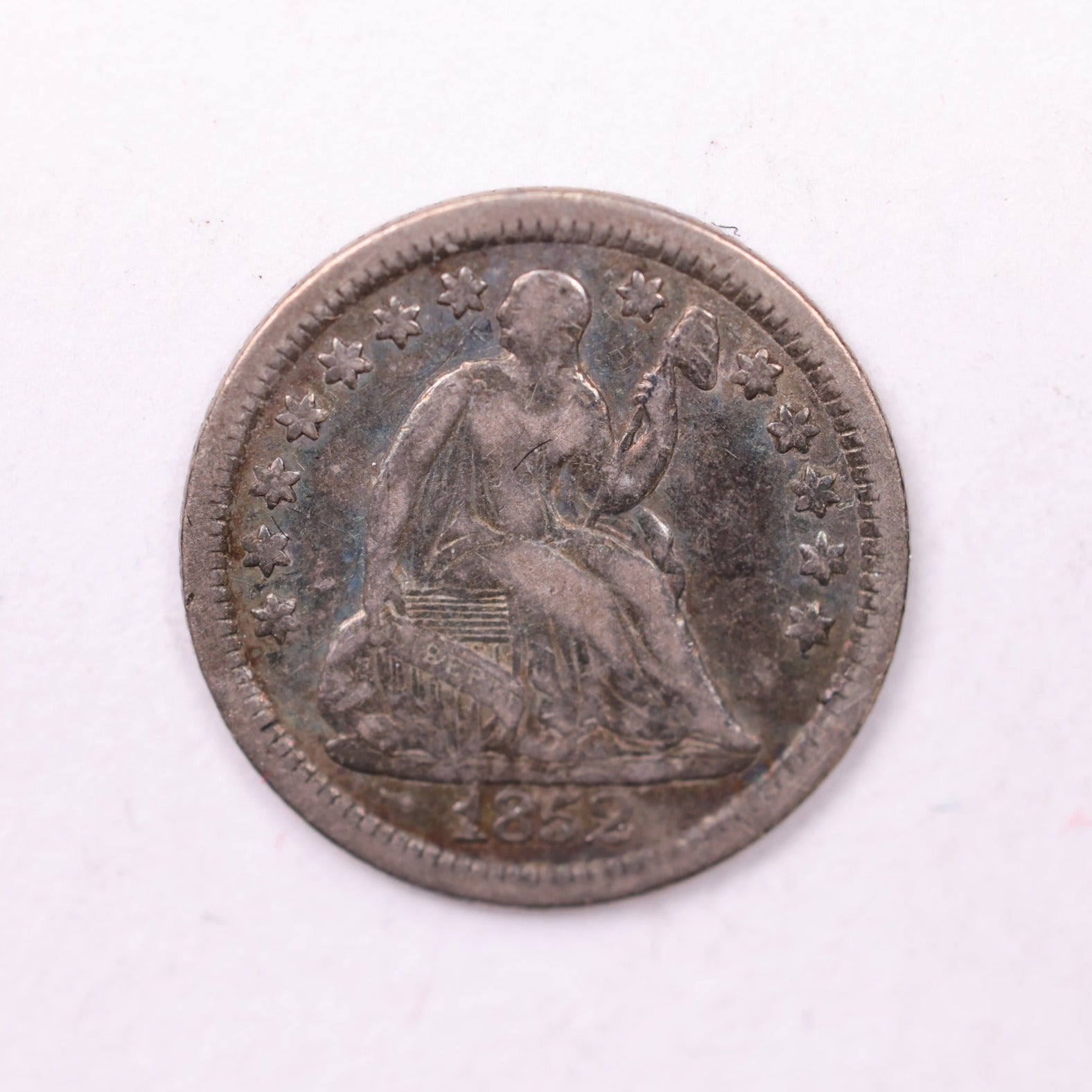 1852-O Seated Liberty Half Dime., XF+ Coin., Store Sale #18897