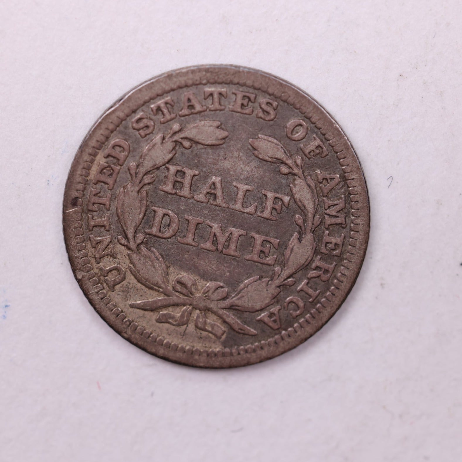 1853 Seated Liberty Half Dime., VF+ Coin., Store Sale #18898