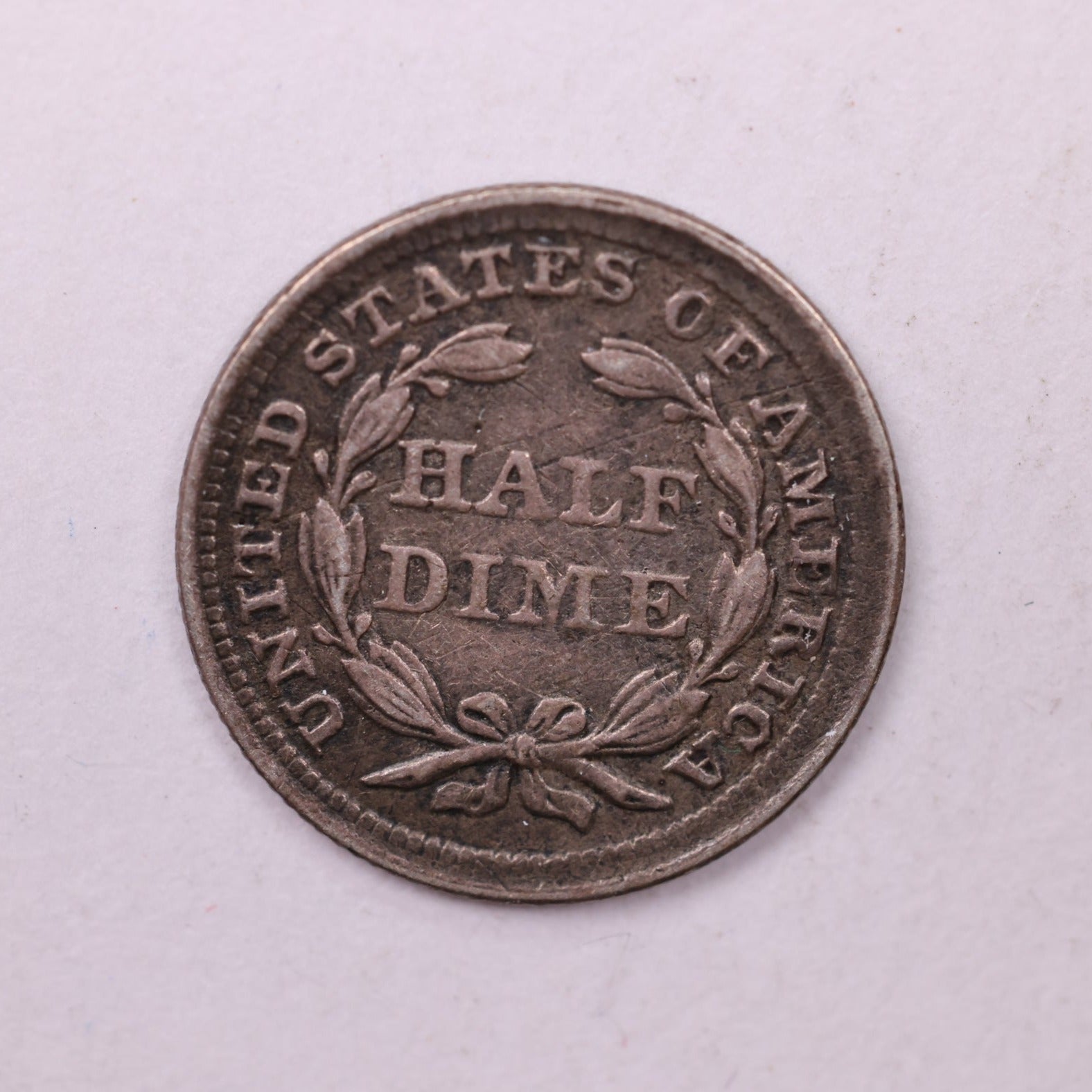 1854 Seated Liberty Half Dime., XZ+. Coin., Store Sale #18902
