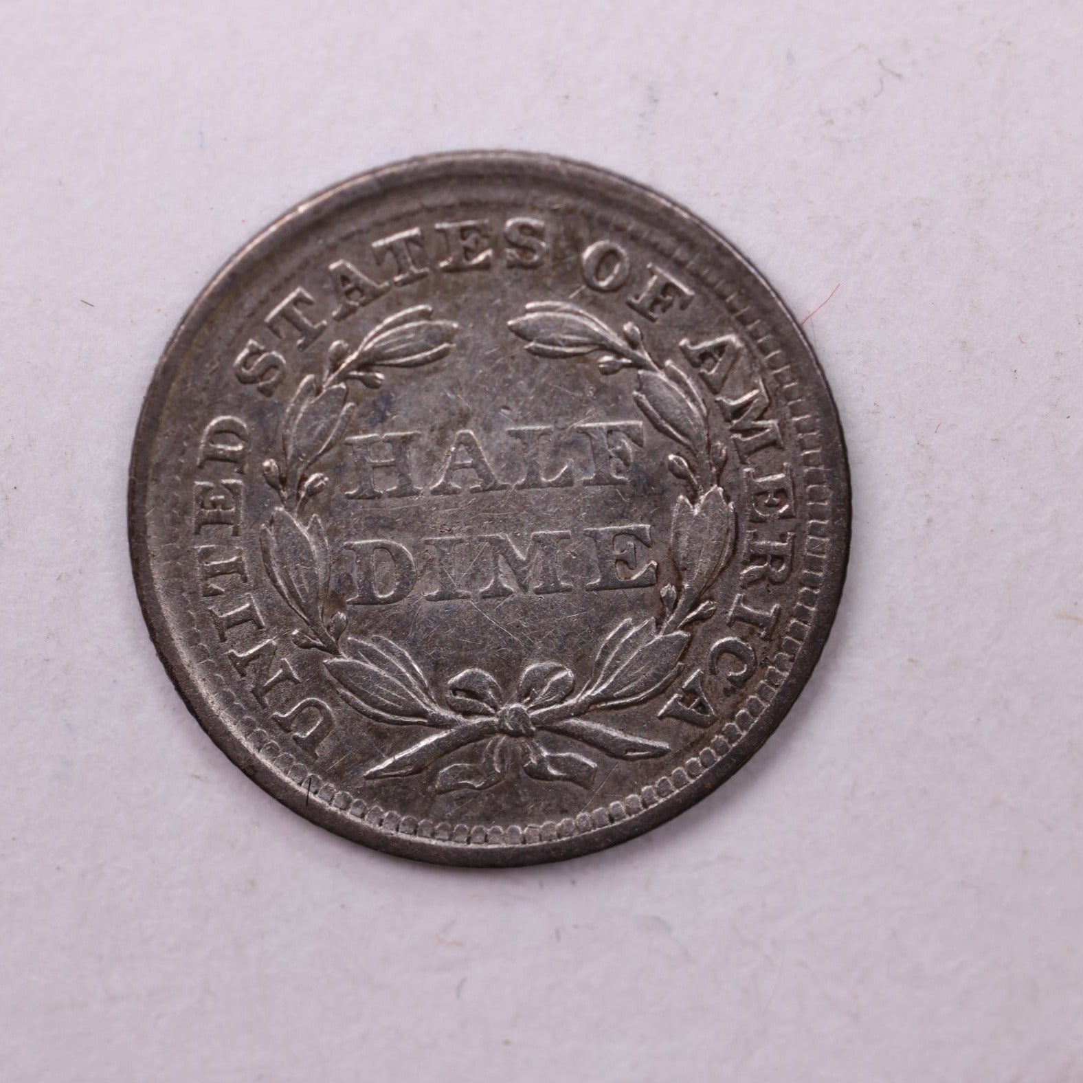 1856 Seated Liberty Half Dime., X.F.+ Coin., Store Sale #18908