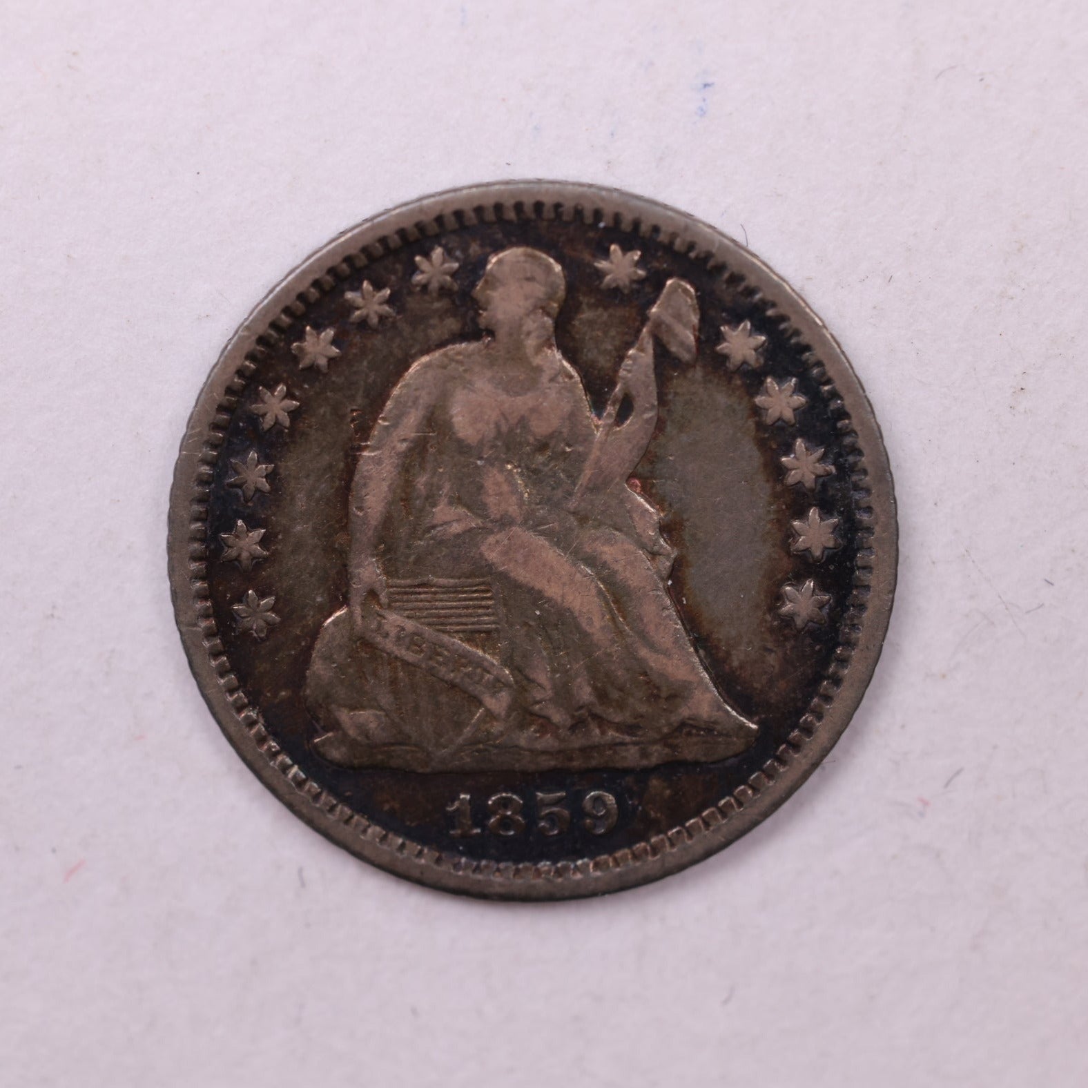 1859-O Seated Liberty Half Dime., X.F., Store Sale #18919