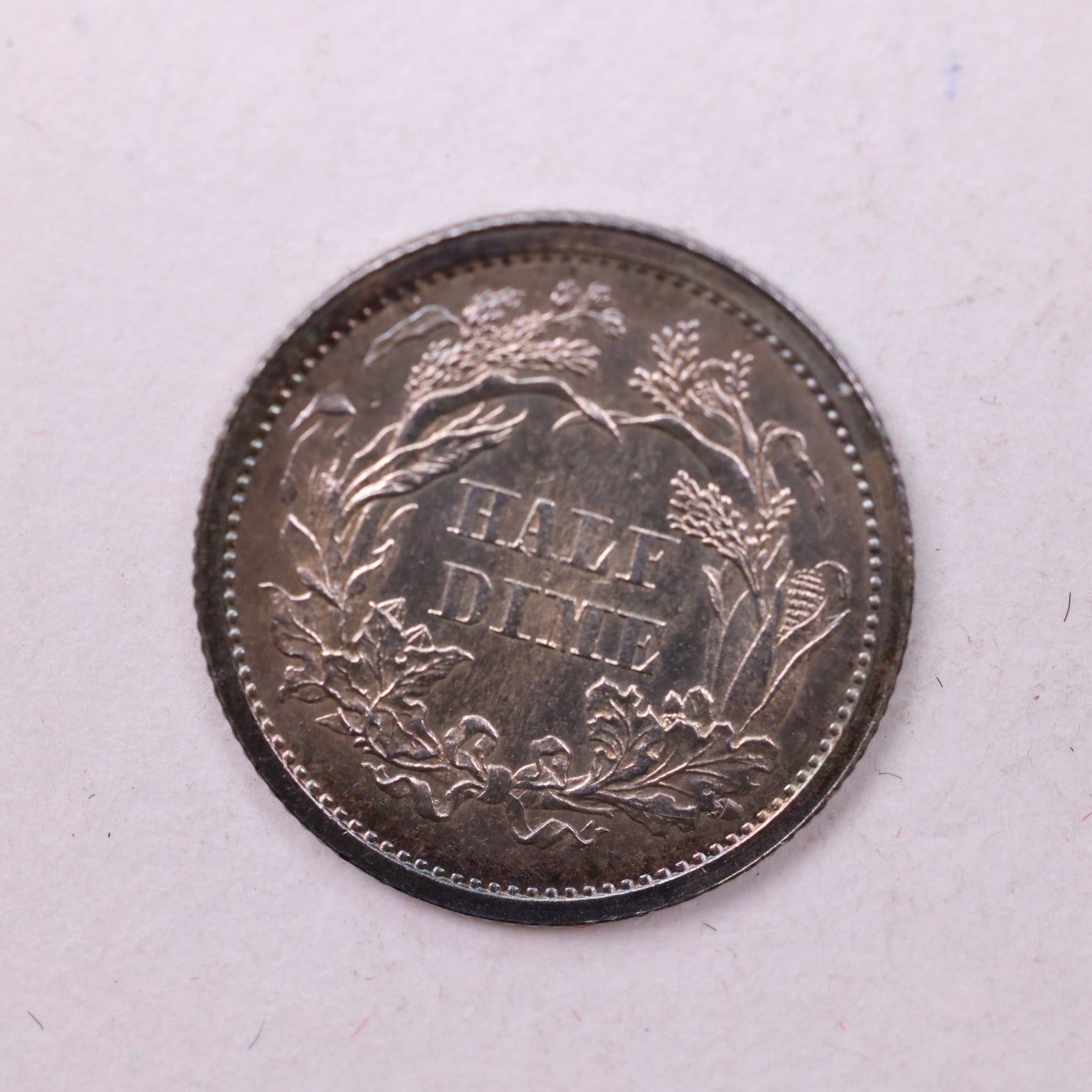 1862 Seated Liberty Half Dime., Mint State., Store Sale #18920