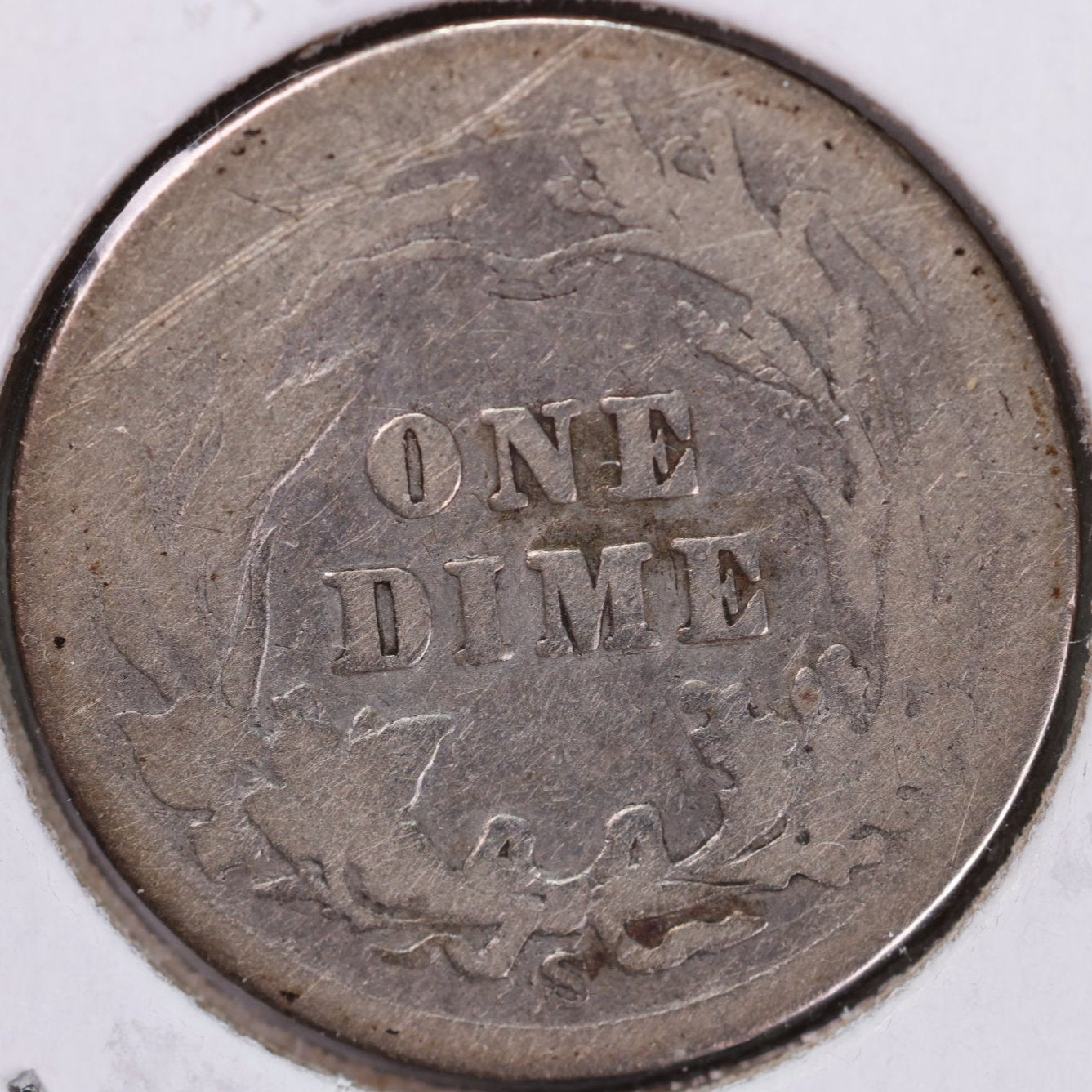 1904-S Barber Silver Dime, Good Circulated Coin, Store #DE0553