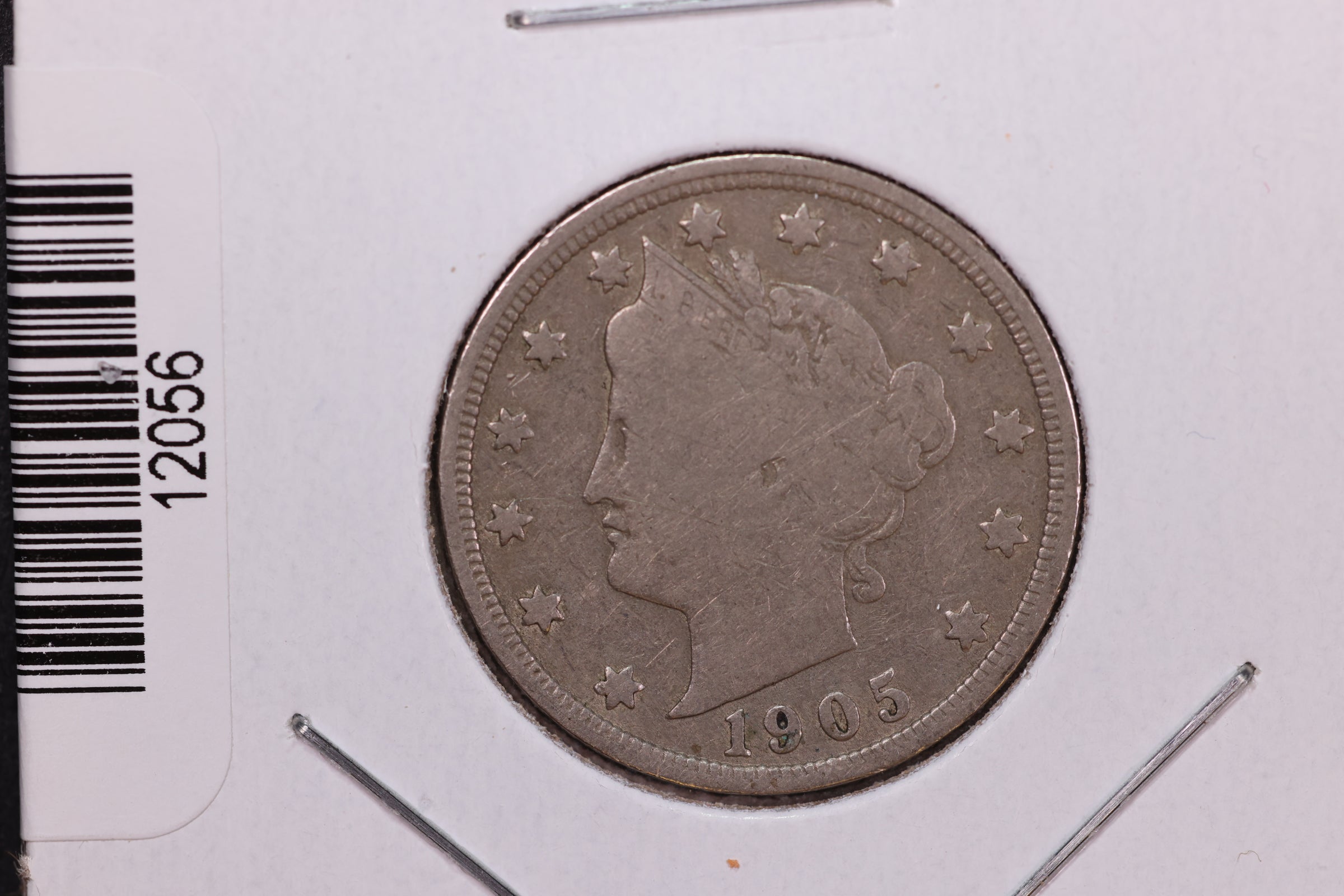 1905 Liberty Nickel, Affordable Circulated Coin. Store #12056