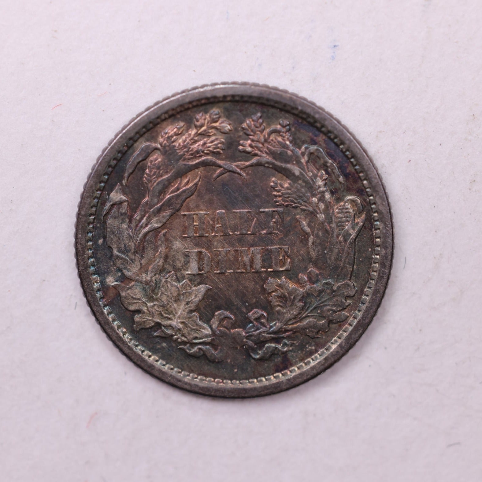 1872 Seated Liberty Half Dime., A.U., Store Sale #18928