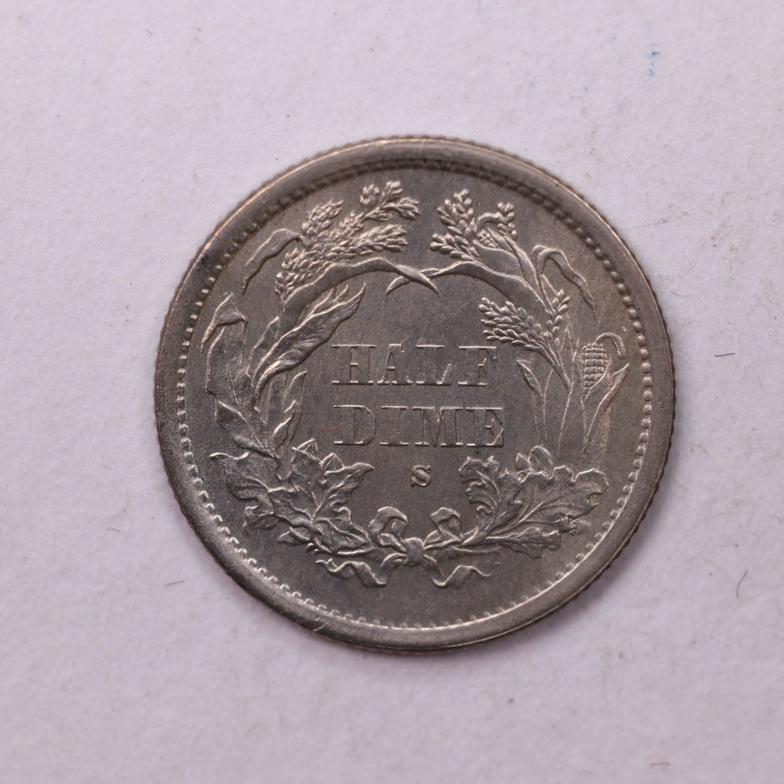 1872-S Seated Liberty Half Dime., B.U., Store Sale #18931