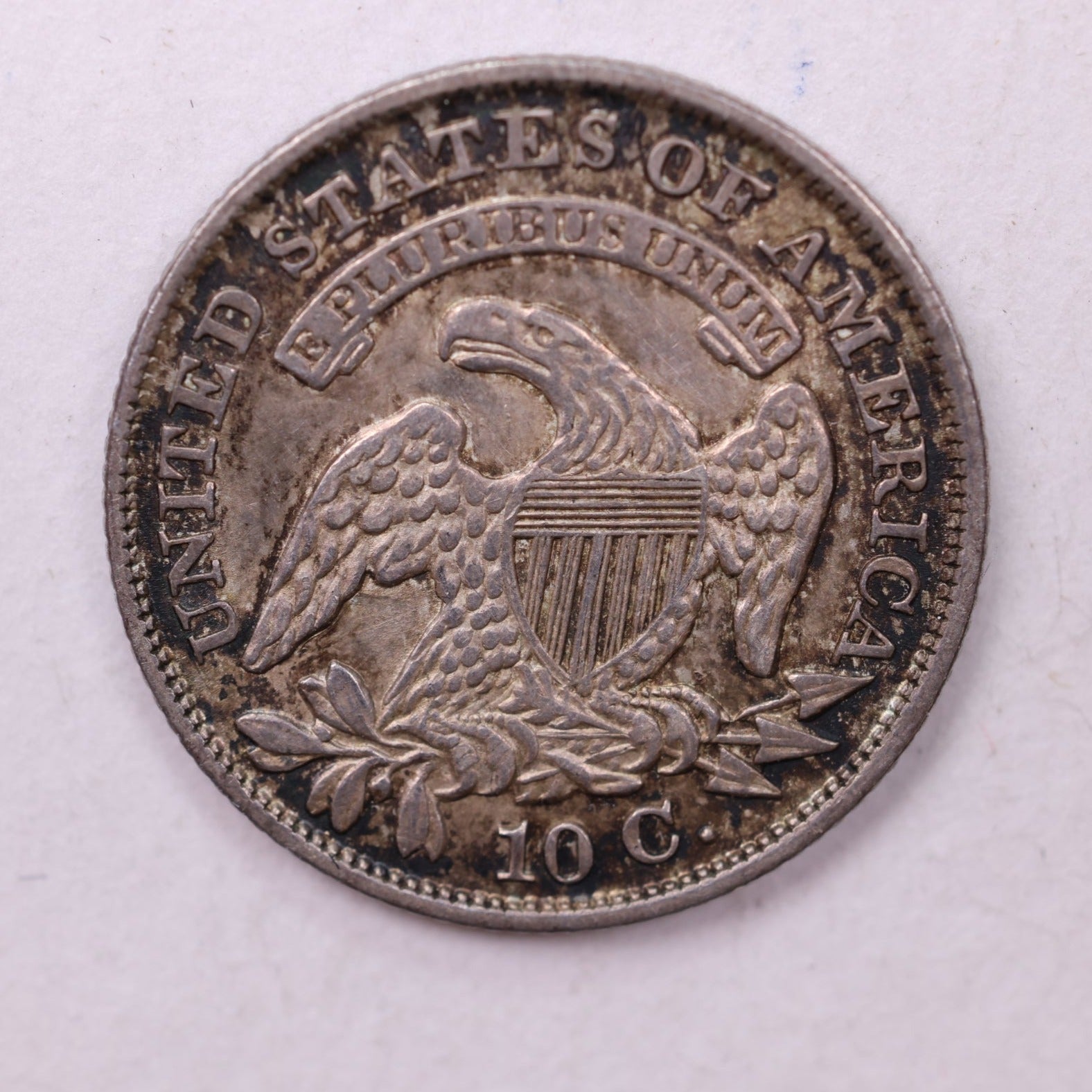 1830 Cap Bust Dime., Large 10C., A.U., Store Sale #18932