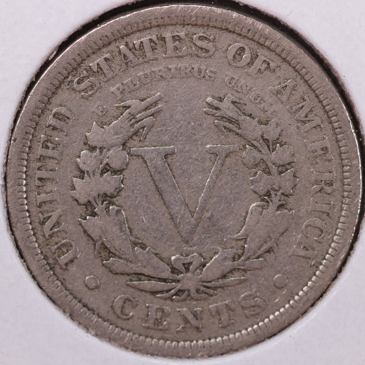 1906 Liberty Nickel, Very Good Circulated Coin. Store #12064