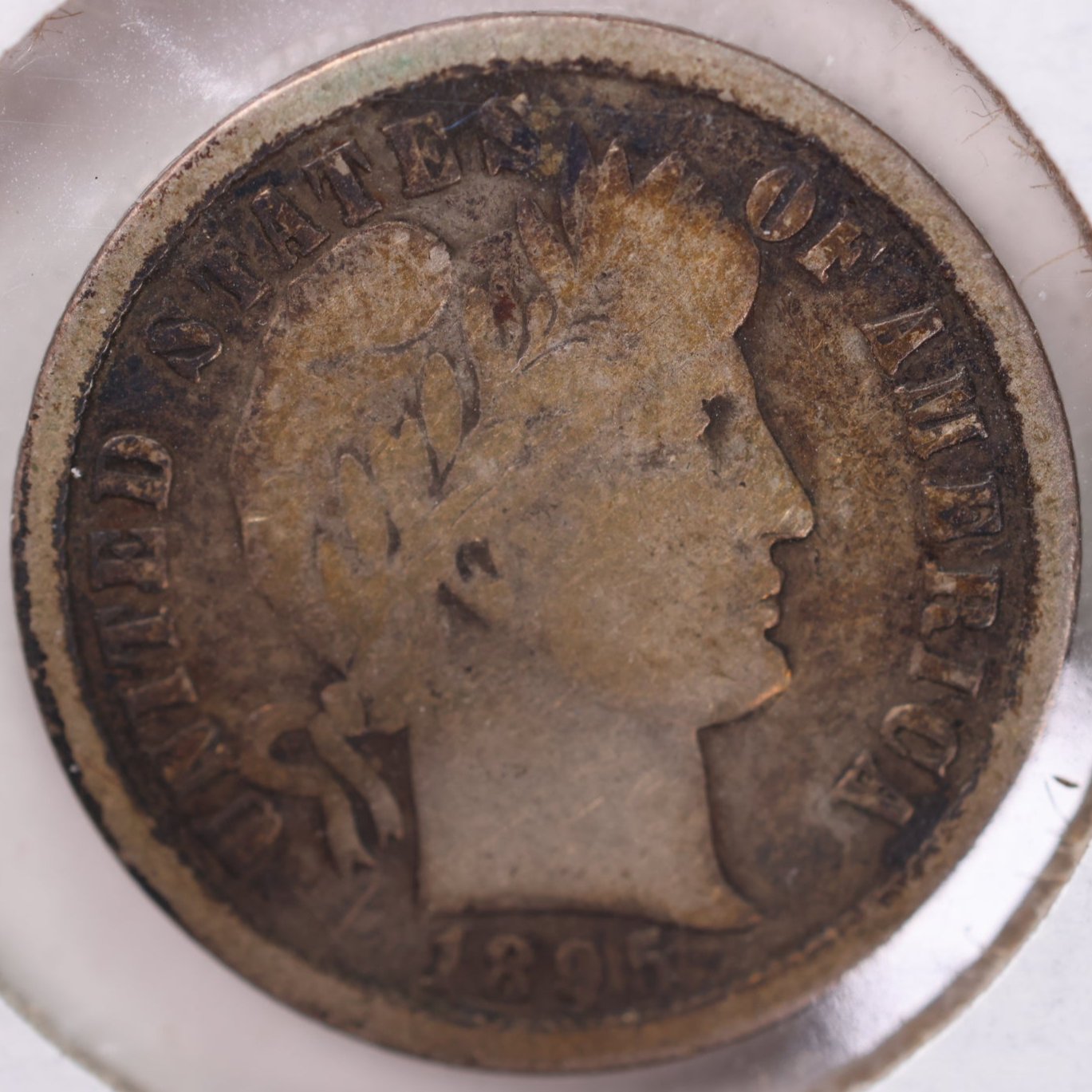 1895-O Barber Silver Dime, Very Good+ Circulated Coin, Store #d895N02