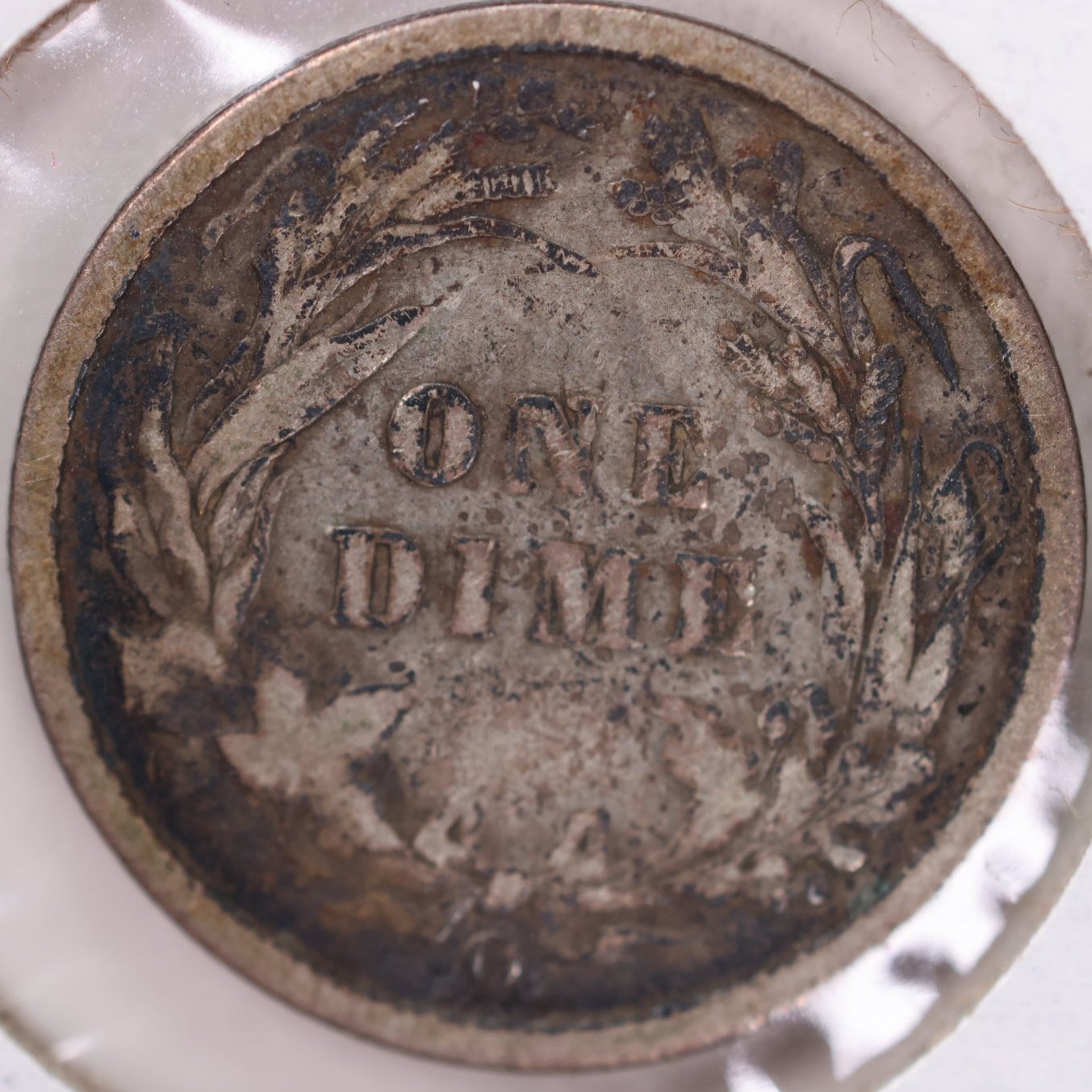 1895-O Barber Silver Dime, Very Good+ Circulated Coin, Store #d895N02