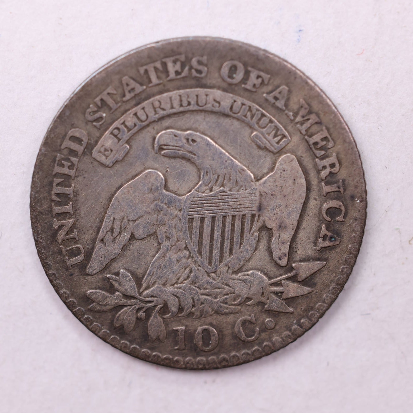 1823/2 Cap Bust Dime., Large E., JR-3., Fine., Store Sale #18939