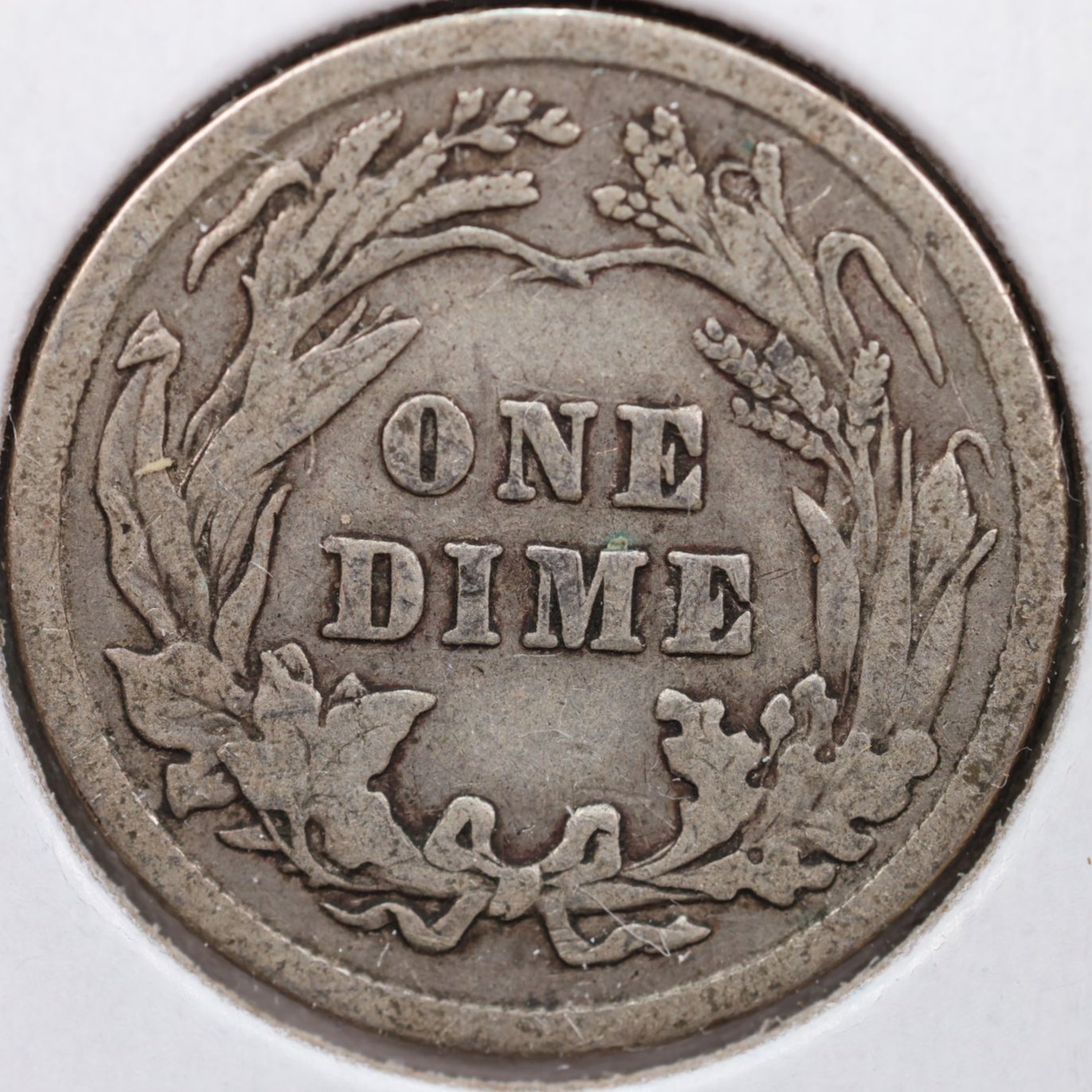 1911 Barber Dime, Fine Circulated Coin, Store #DE0603