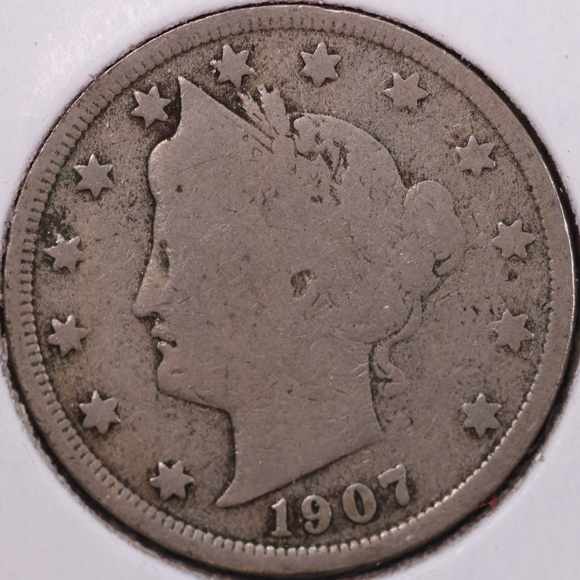 1906 Liberty Nickel, Affordable Circulated Coin. Store #12072