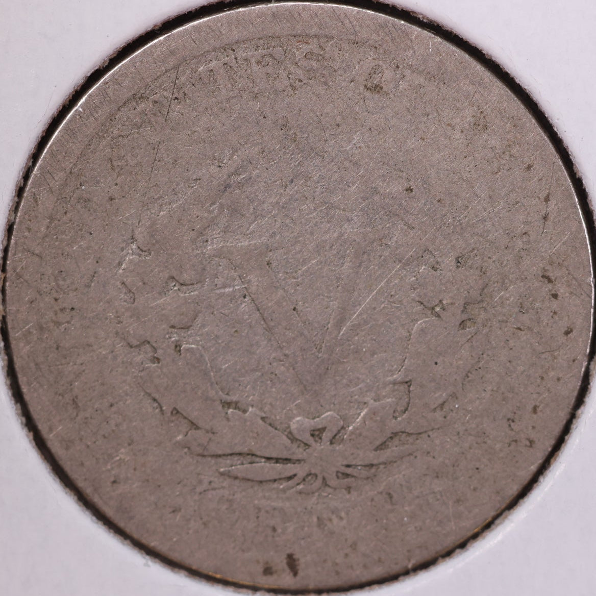 1907 Liberty Nickel, About Good Circulated Coin. Store #12074