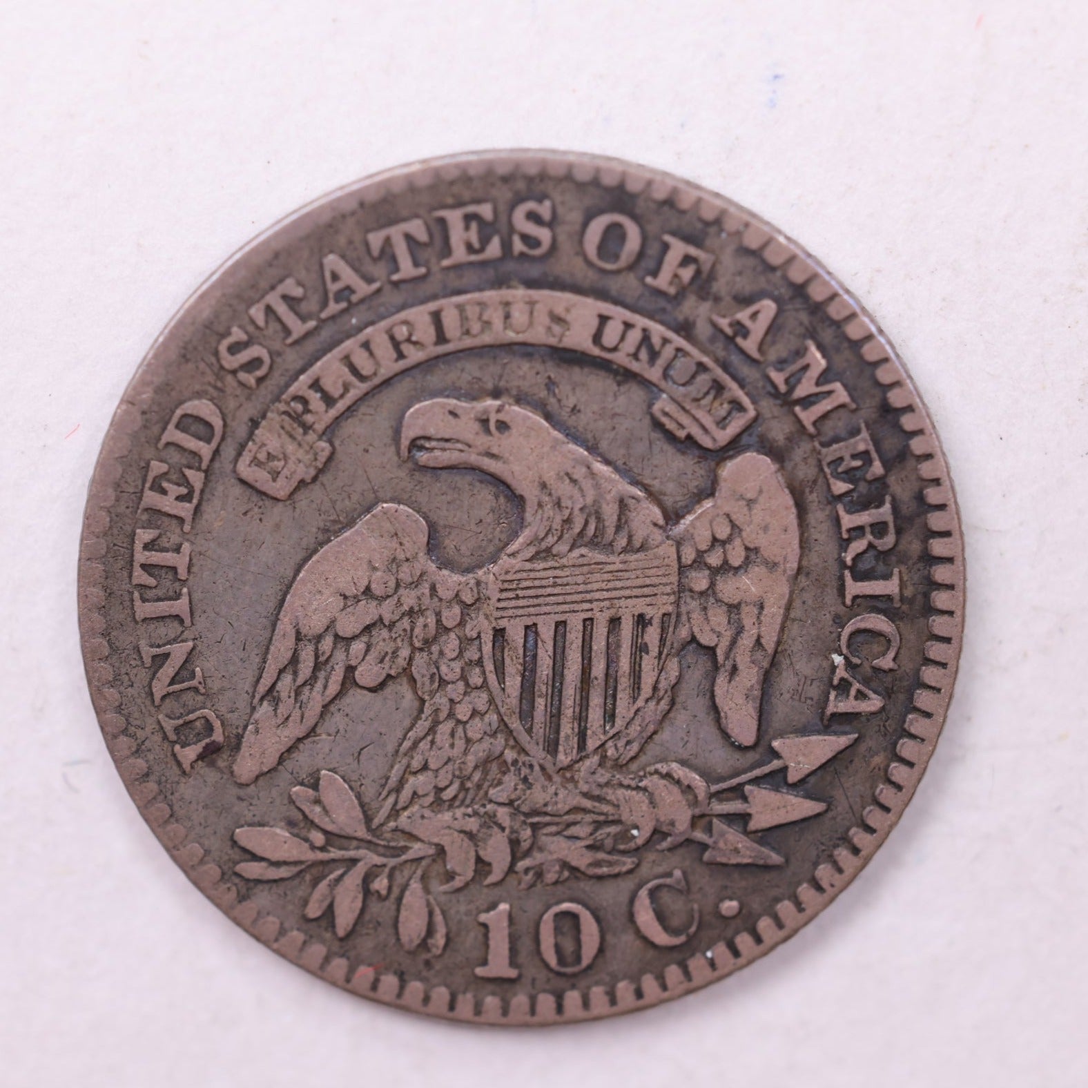 1827 Cap Bust Dime., JR-6., Fine+., Store Sale #18945