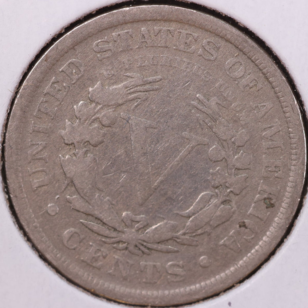 1908 Liberty Nickel, Good+ Circulated Coin. Store #12084
