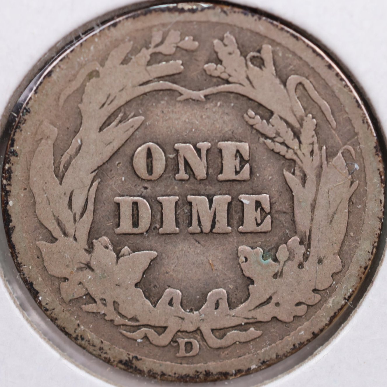 1912-D Barber Dime, Very Good Circulated Coin, Store #DE0596