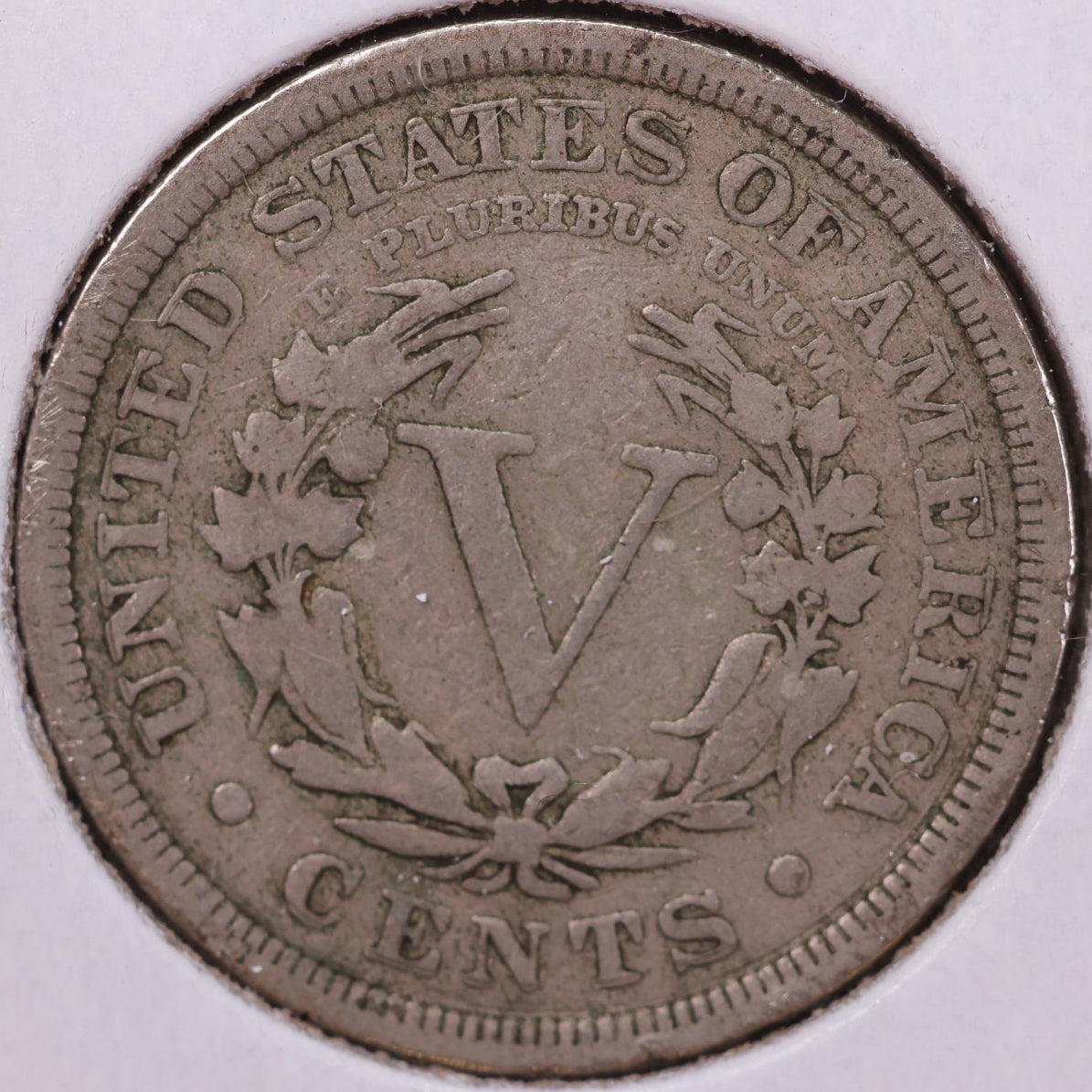 1908 Liberty Nickel, Good+ Circulated Coin. Store #12091