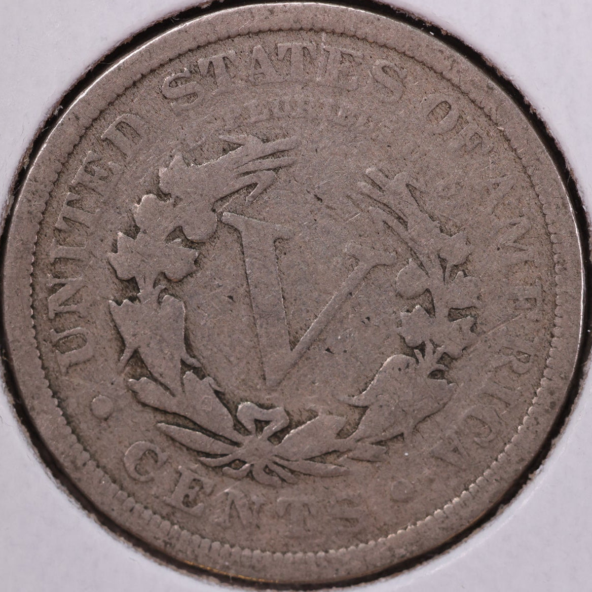 1908 Liberty Nickel, Good+ Circulated Coin. Store #12095