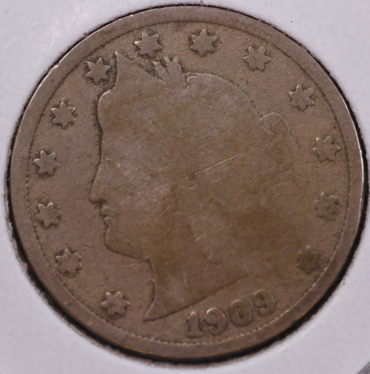 1909 Liberty Nickel, Affordable Circulated Coin. Store #NL471
